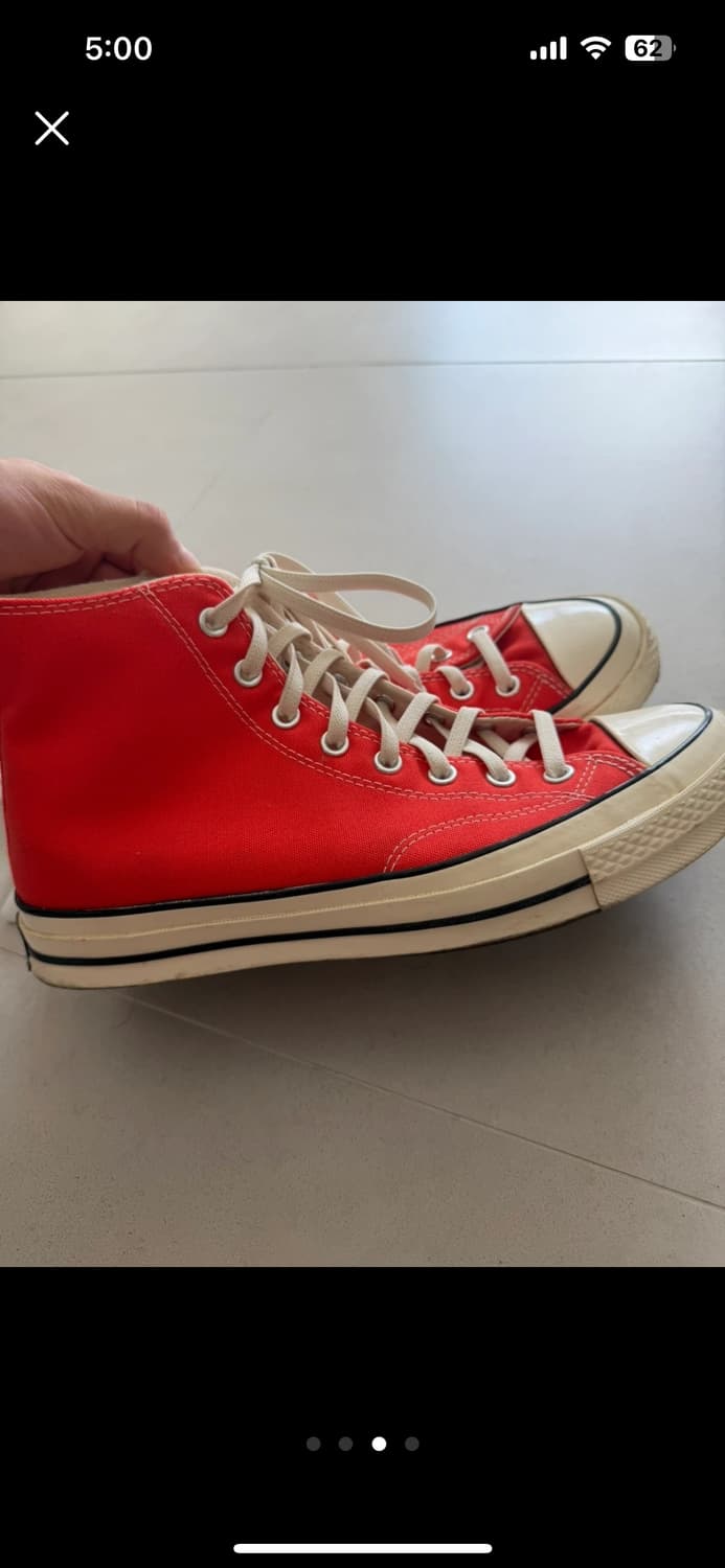 컨버스 척70 하이 에나멜 레드 상품이미지2