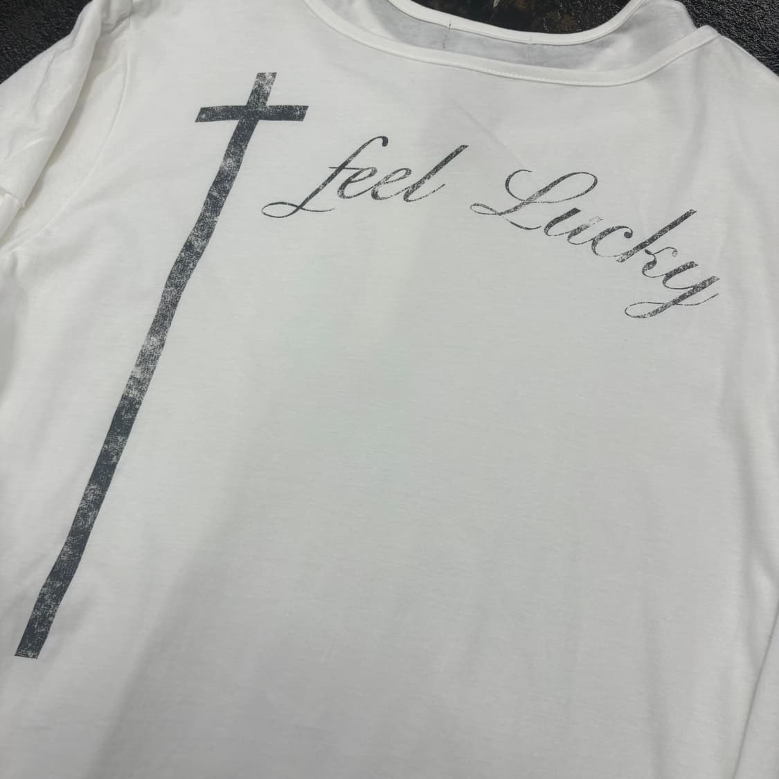 (100)I Feel Lucky 레이어드크로스슬리브 상품이미지4