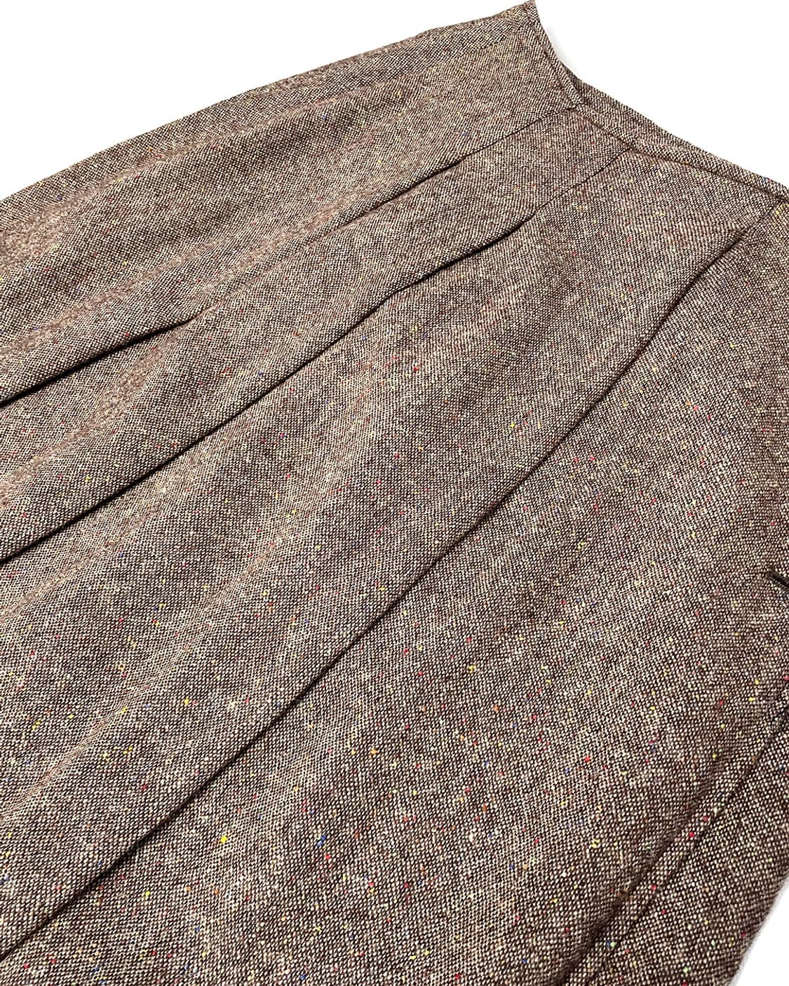 vintage 브라운 랩 스커트 상품이미지5