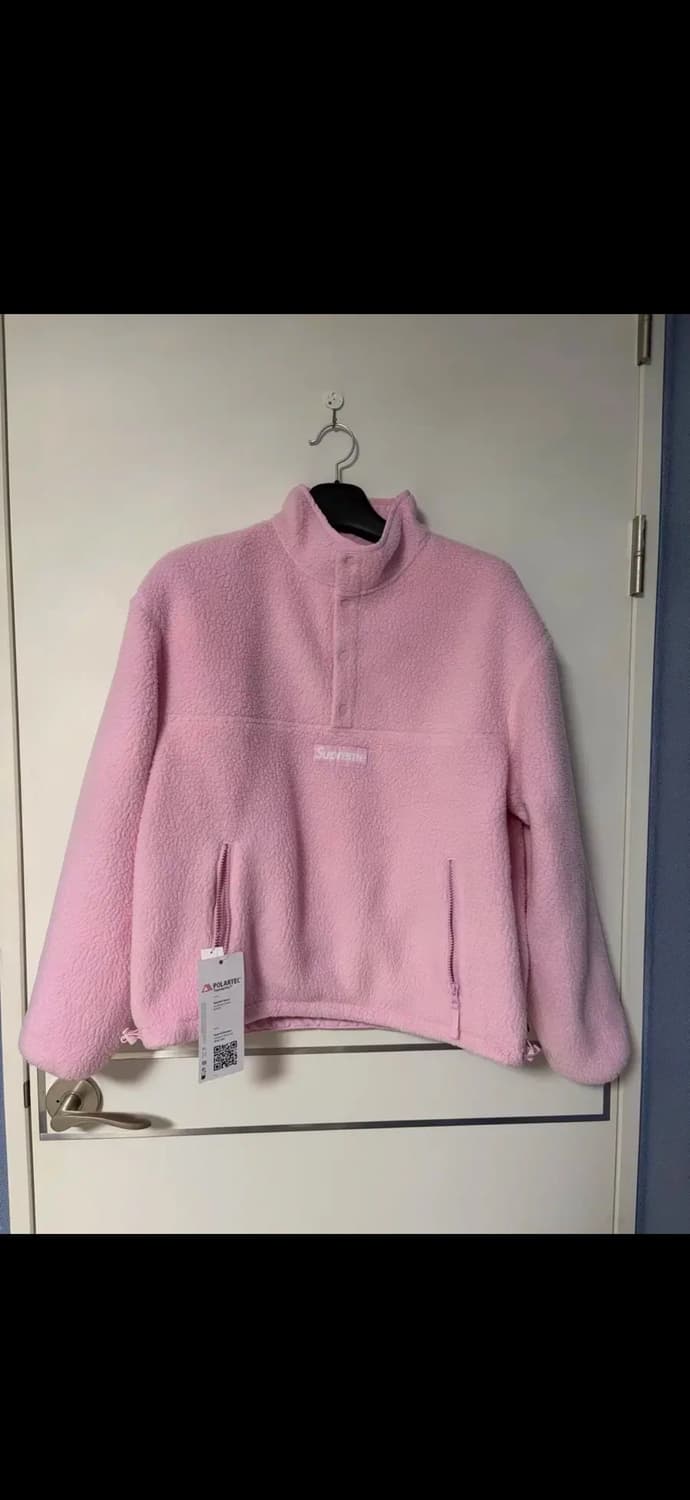 슈프림 핑크 후리스 아노락  상품이미지1