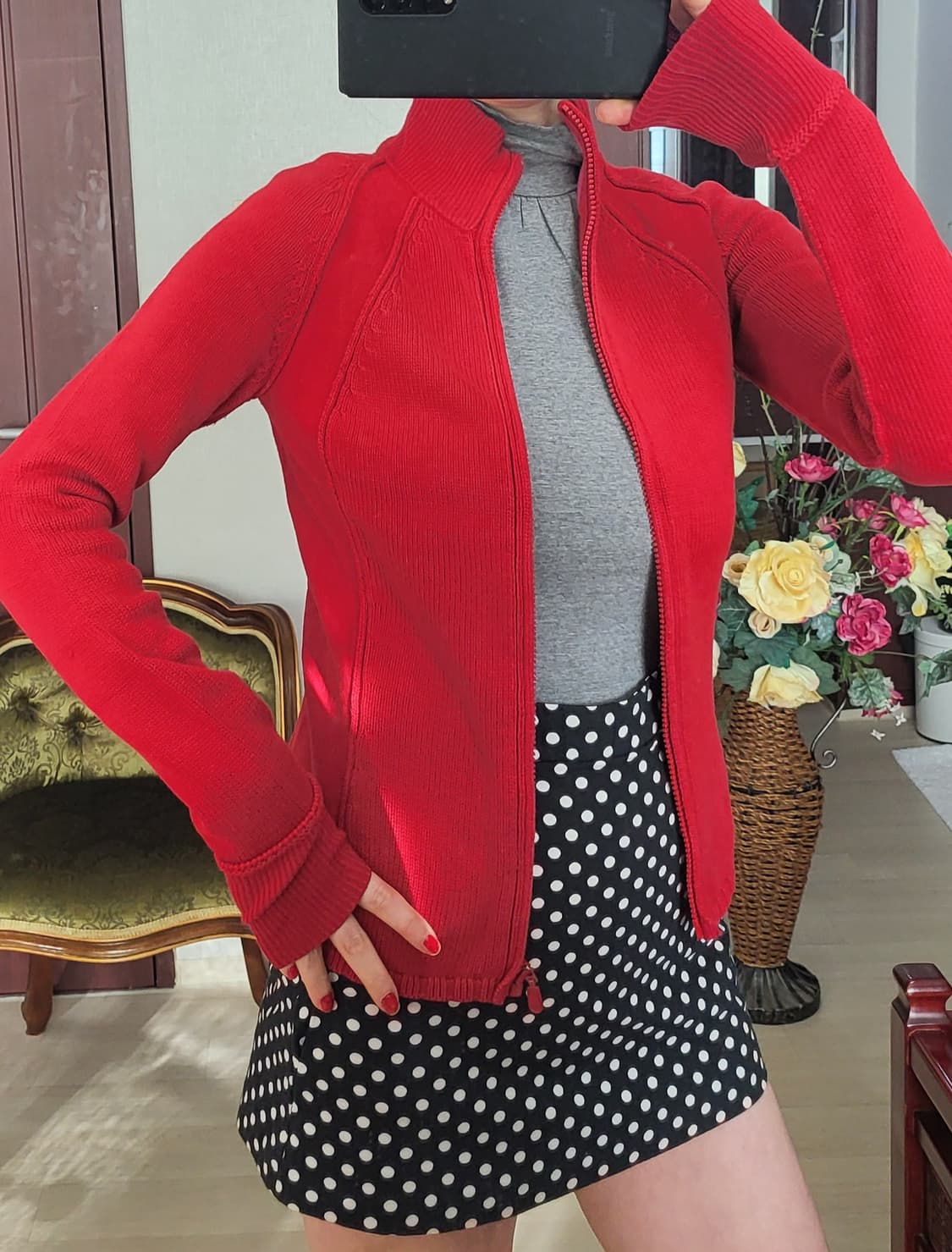 자라 땡땡이 치마 바지 스코트 44 사쥬 상품이미지7