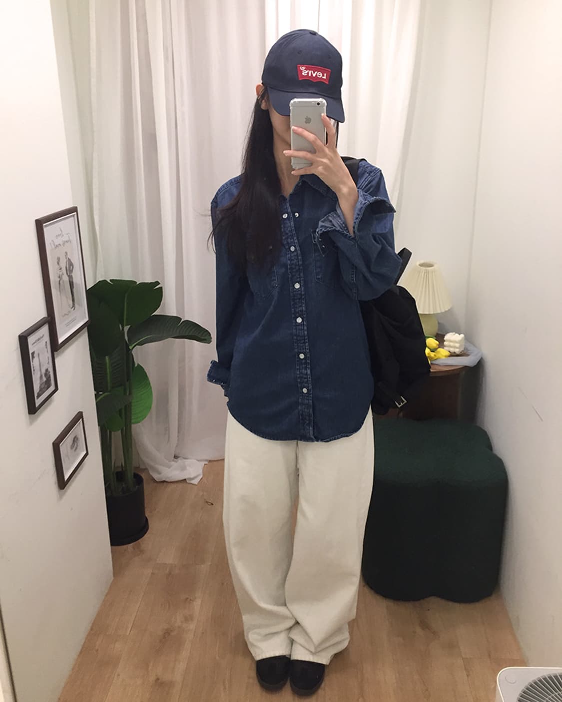 여성 리바이스 투포켓 데님셔츠 100 상품이미지1