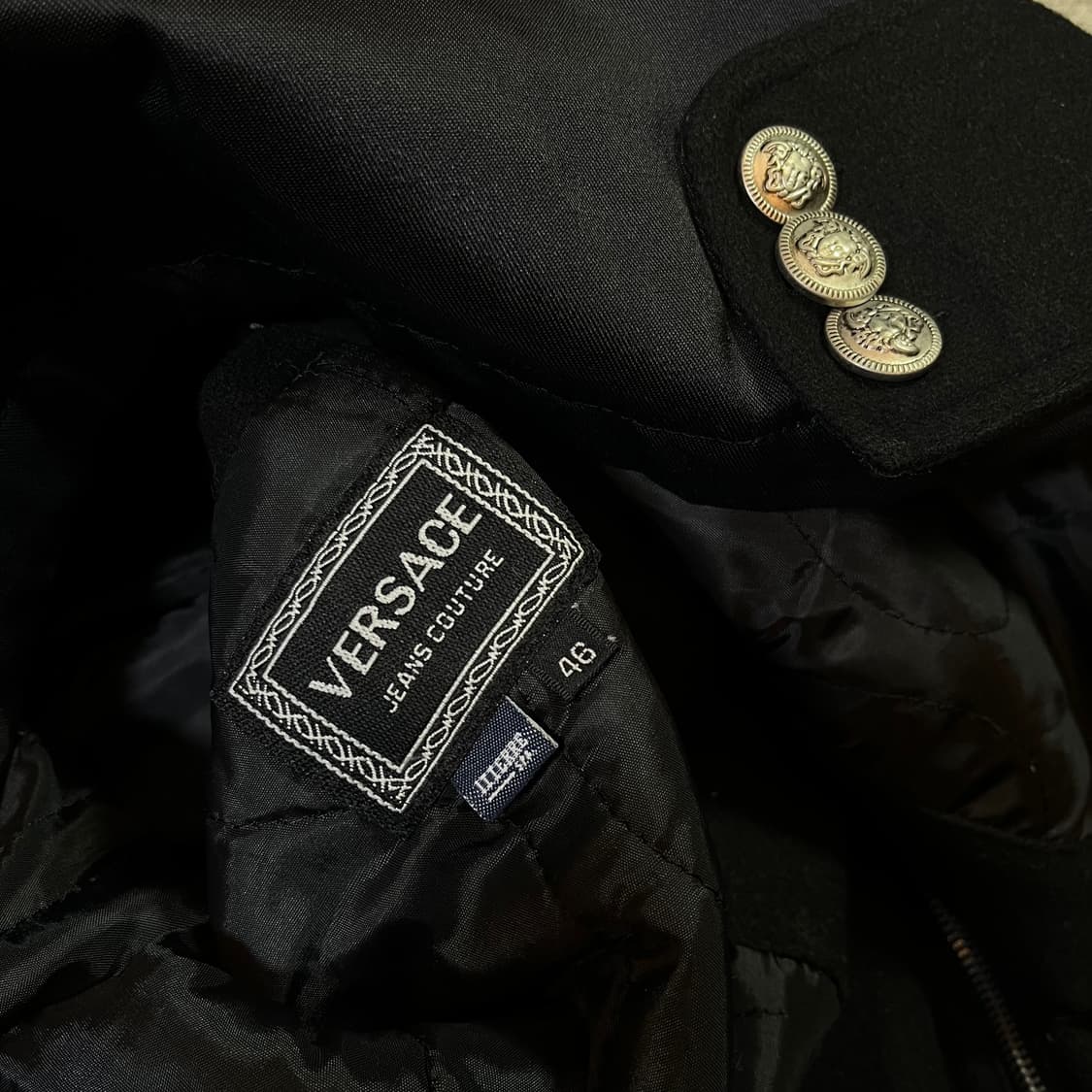 VERSACE 베르사체 메두사 빅로고 블루종 자켓 상품이미지7