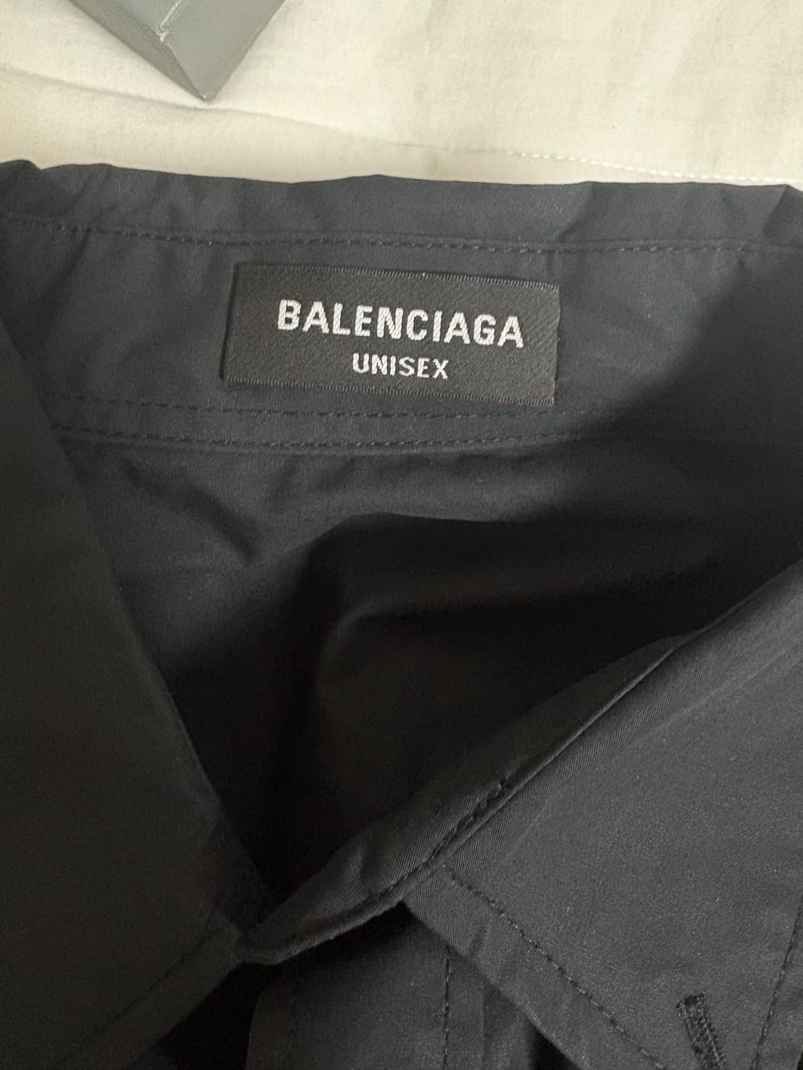 발렌시아가 개퍼 웨이브 로고 셔츠 M 상품이미지4