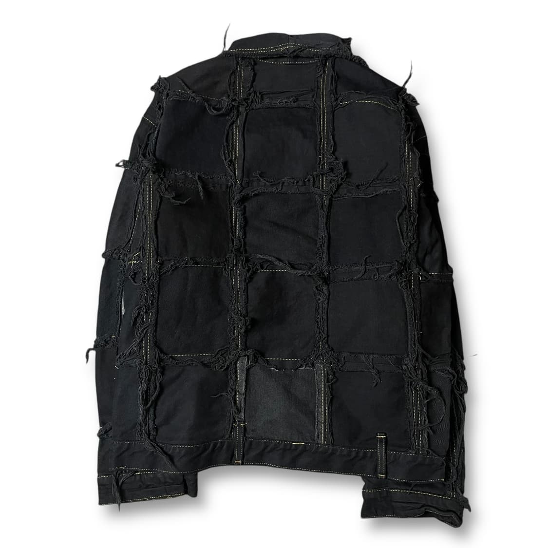 리바이스 블랙 리워크 패치 커스텀 데님 자켓 상품이미지2