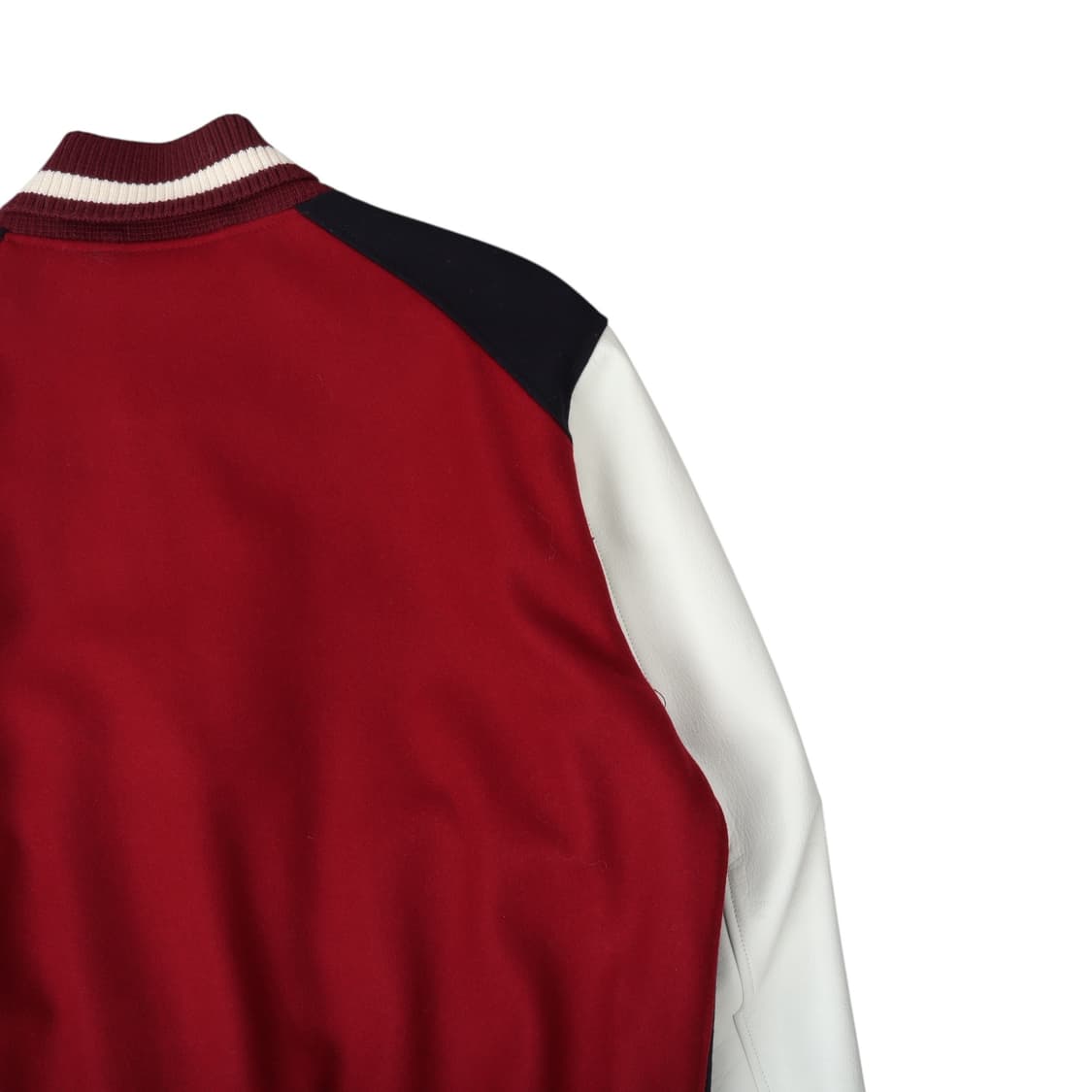 라코스테 카우레더 울 바시티 자켓 상품이미지6