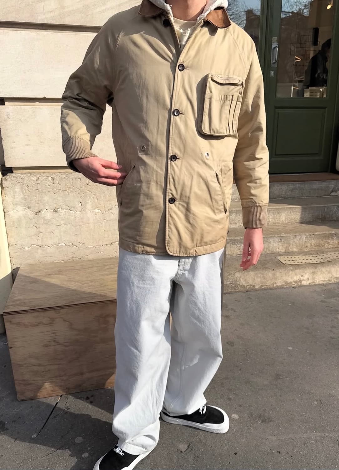 [M]꼼데가르송 옴므 90AW 3D POCKET WORK COAT 상품이미지6