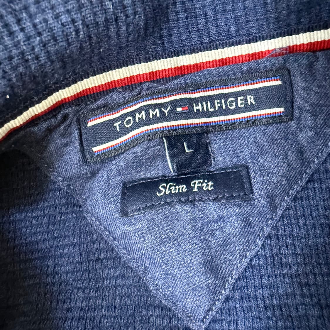 L 타미힐피거 슬림핏 긴팔 티셔츠 0326T 상품이미지3