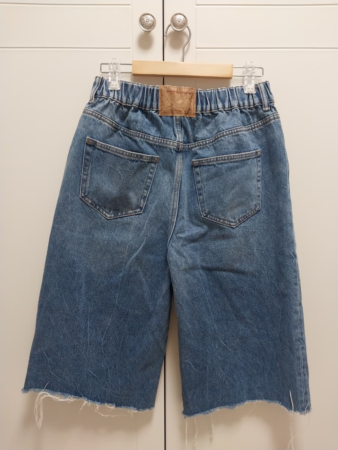 [정품] 알렉산더왕 오버핏 데님 쇼츠 상품이미지5