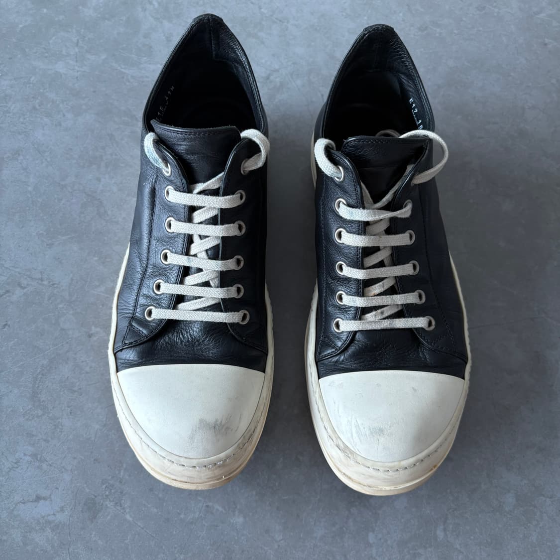 릭오웬스 라몬즈 로우 레더 41.5 상품이미지2