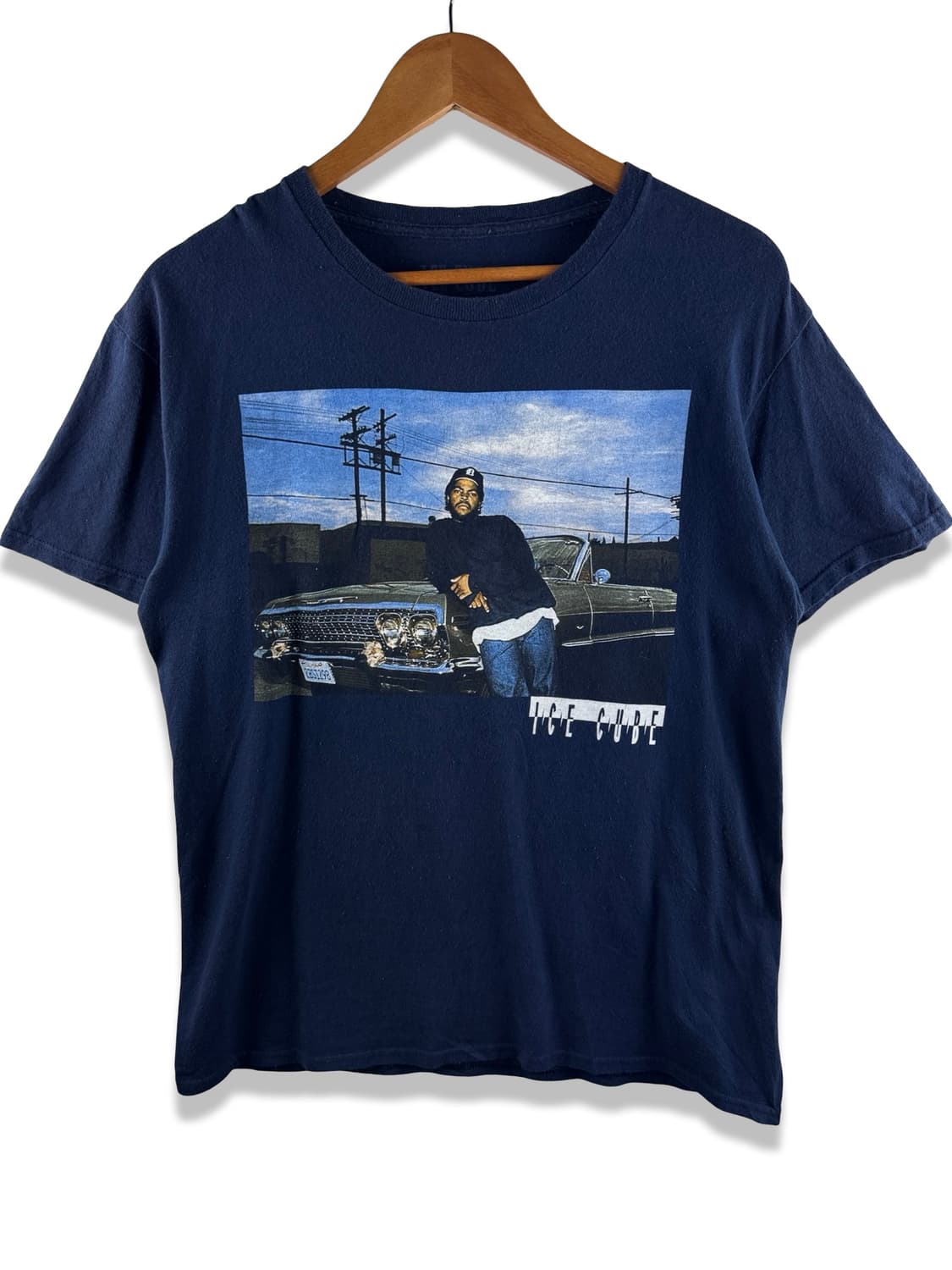 ICE CUBE 네이비 반팔 티셔츠3549 상품이미지1