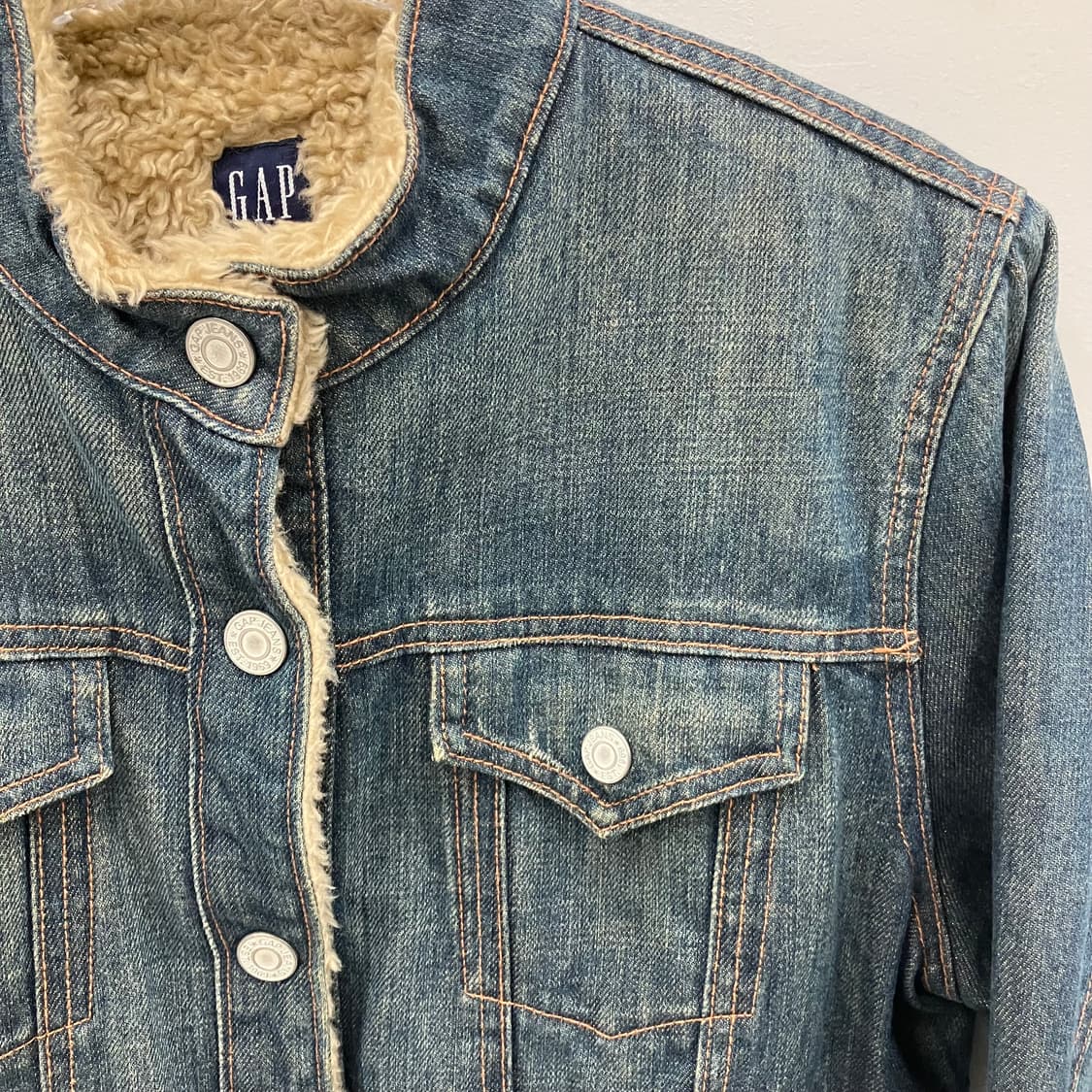 갭 셰르파 안감 데님 자켓 M 상품이미지4