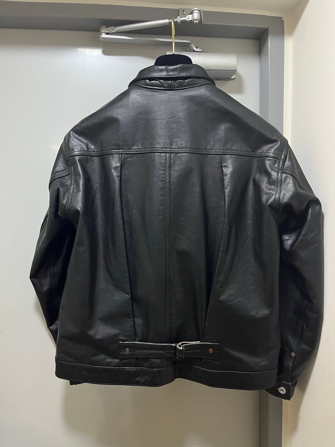 [M] 아웃스탠딩 10주년 티코어 대전판 레더자켓 상품이미지5