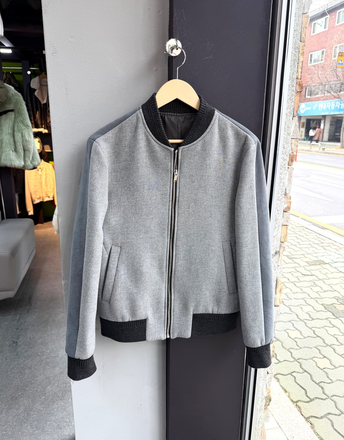 95/ 시스템옴므 투톤 스웨이드 블랜딩 집업 상품이미지2