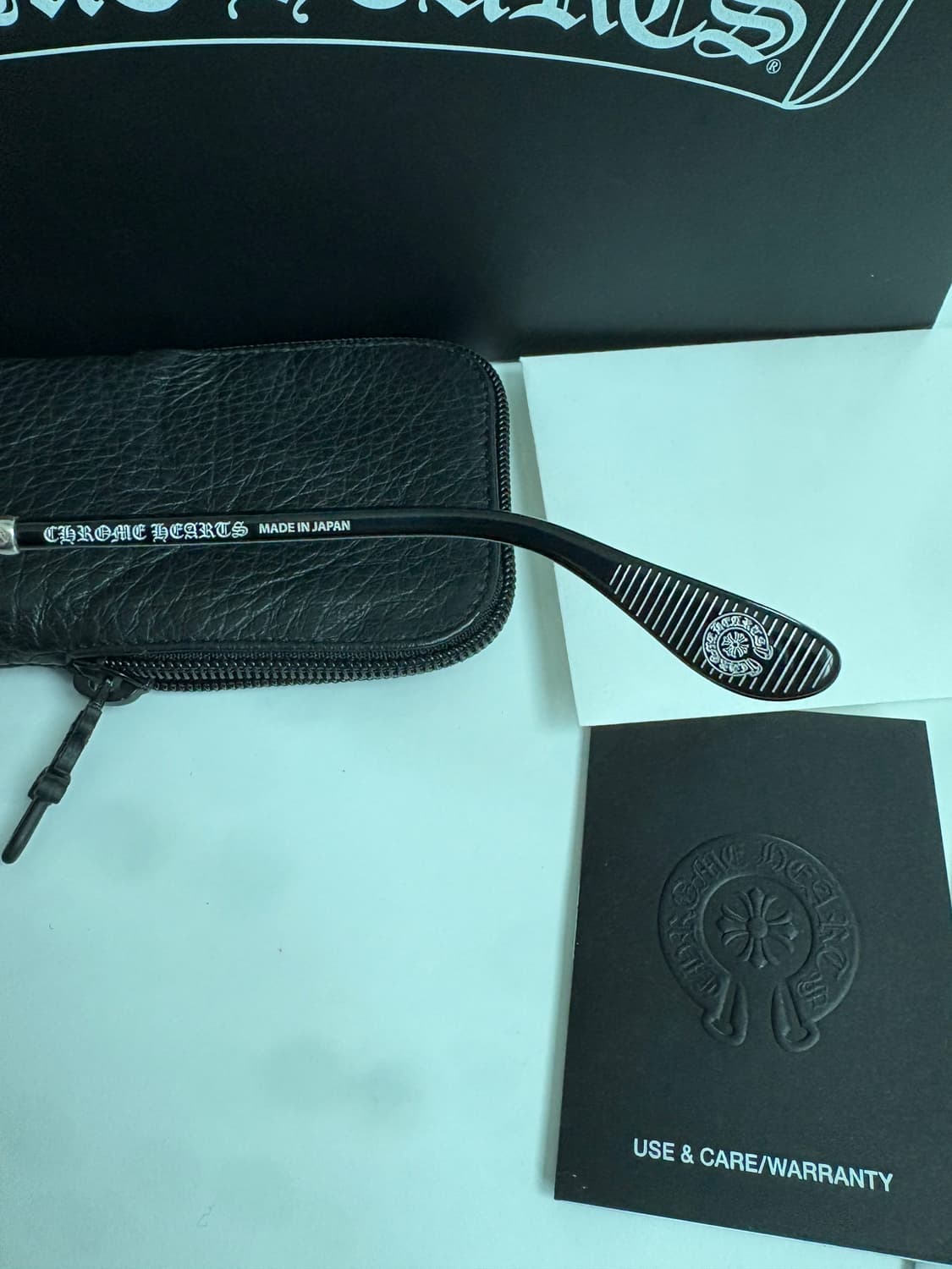 크롬하츠 안경 보넨노이슈어2 블랙 실버 새상품급 판매 상품이미지7