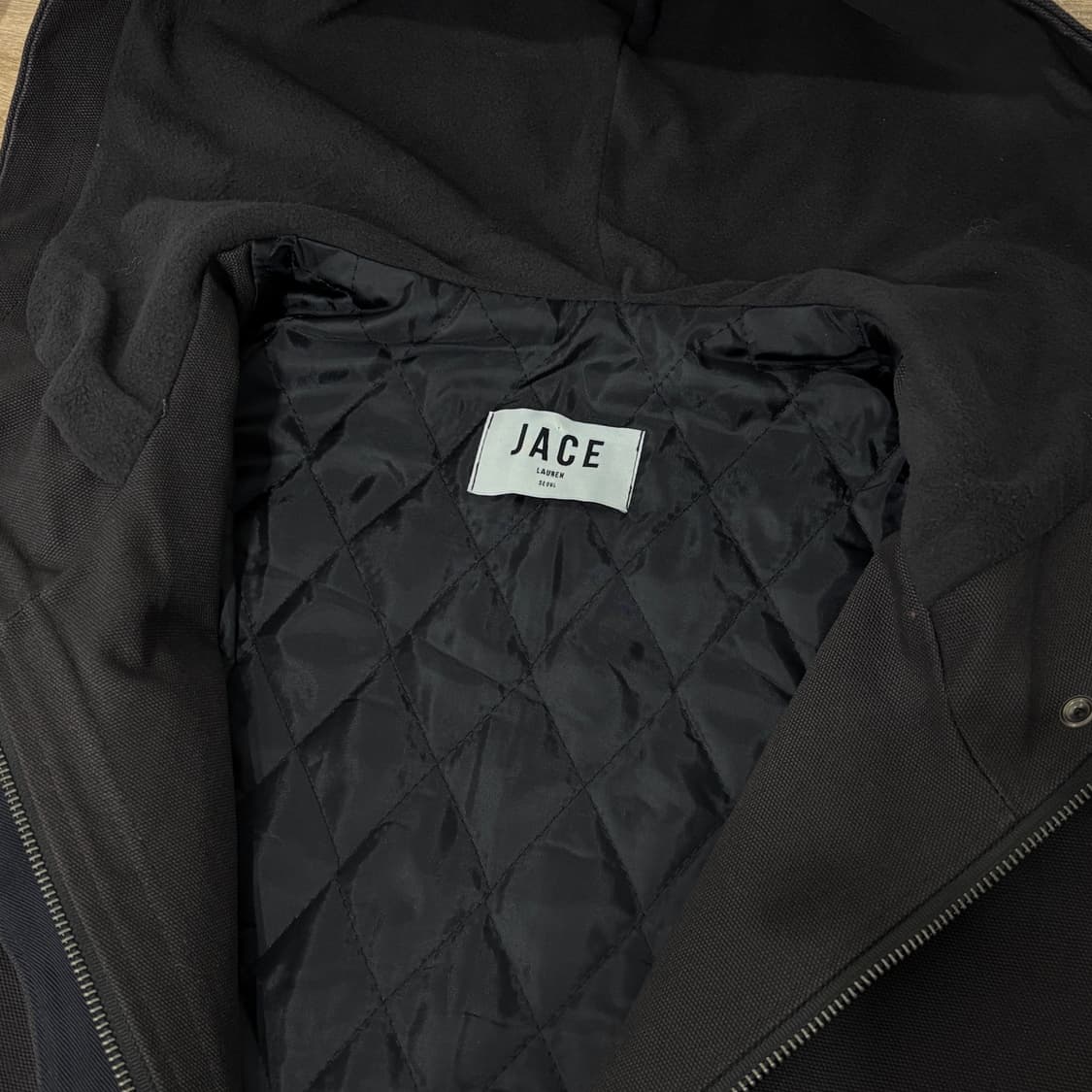 [새상품] 후드 야상 누빔점퍼 워크자켓 상품이미지3