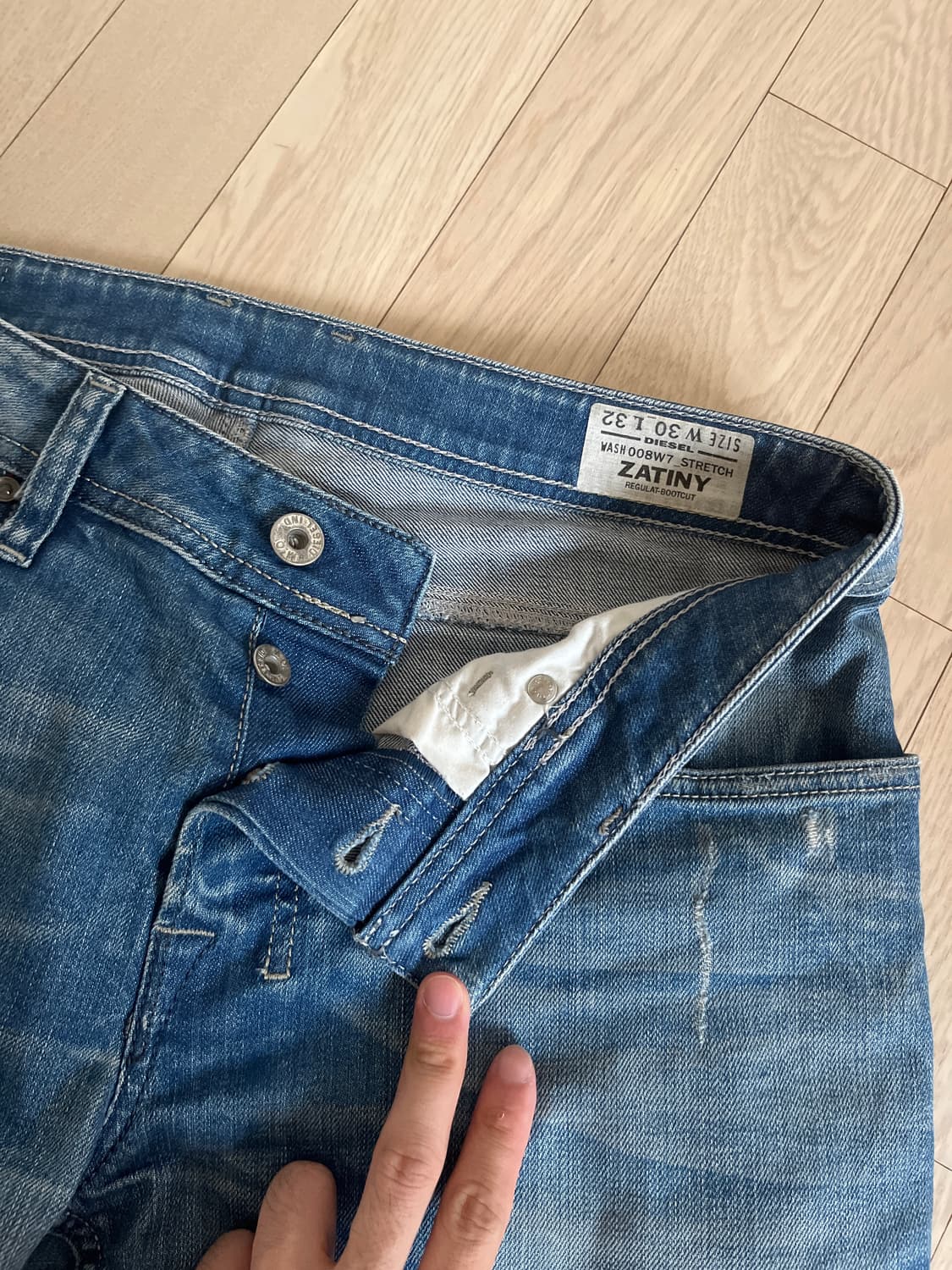 Diesel Zatiny 플레어 진 30 상품이미지4
