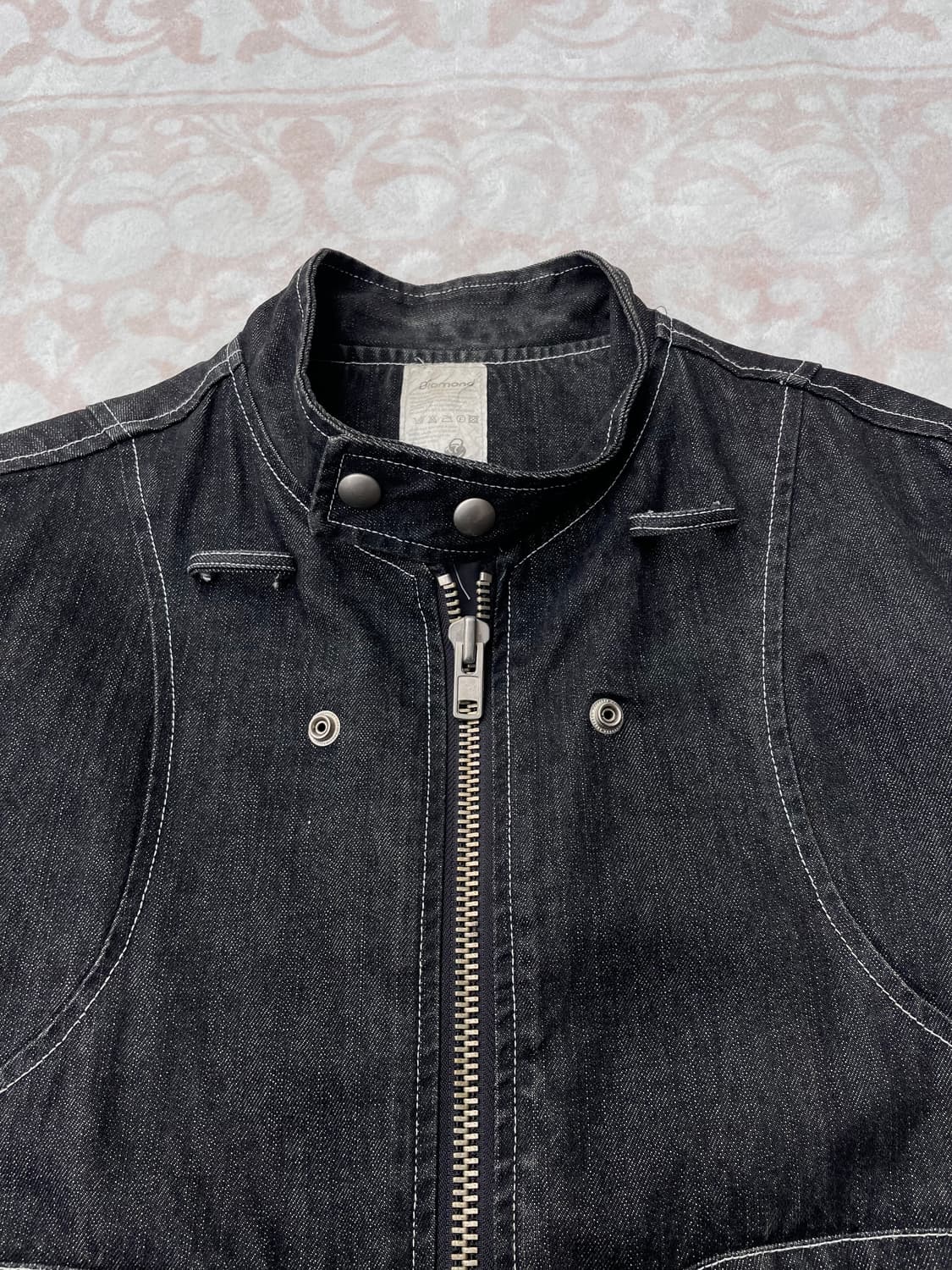 블랙 모토사이클 데님 자켓 상품이미지4