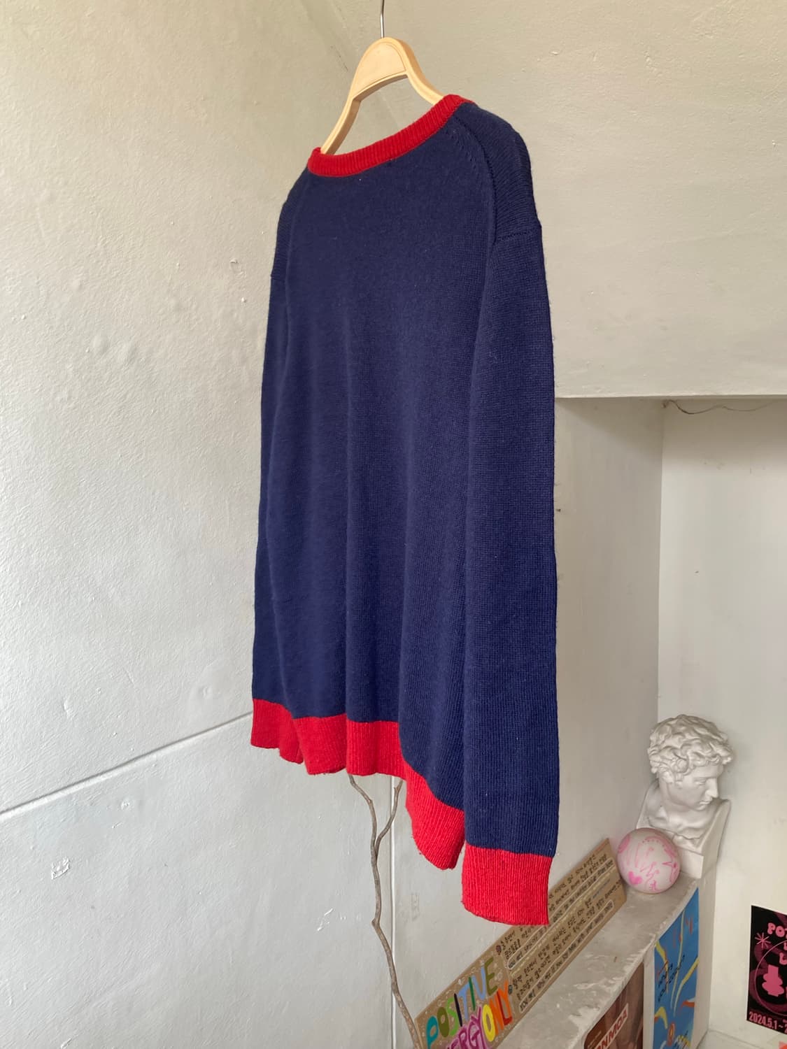 HUS PUPPY 네이비 패치 니트 상품이미지8