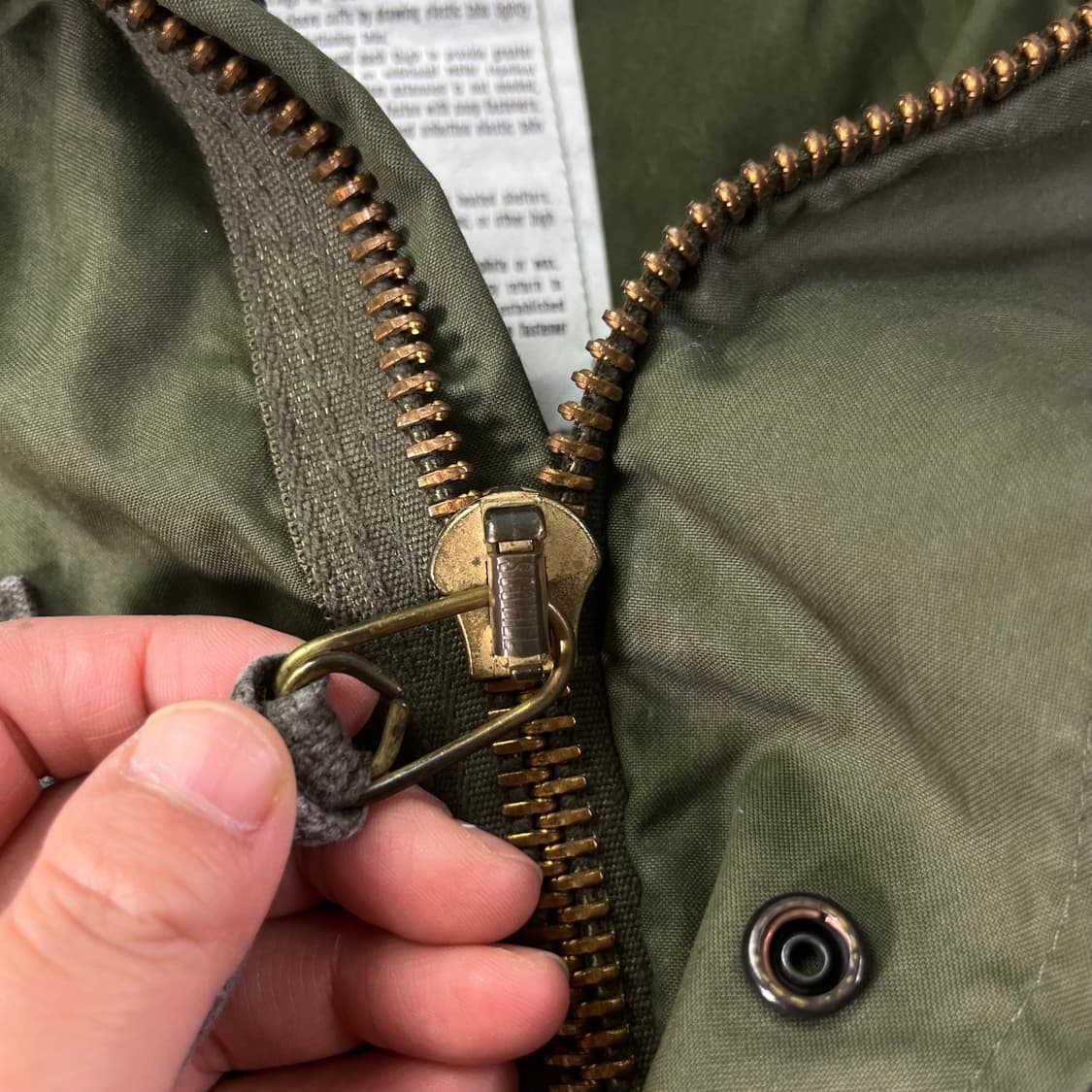 100 미군 오리지날 피쉬테일 개파카 m65 상품이미지3