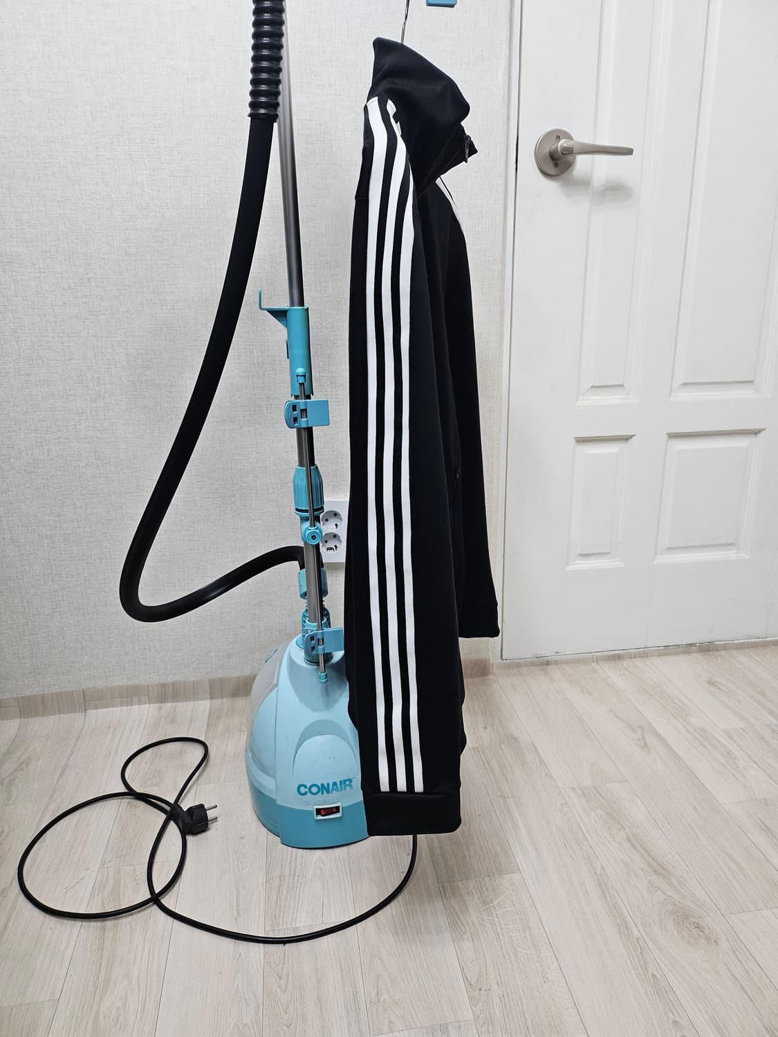 (100~105)XL☆초대장급☆아디다스 베켄바우어2중지퍼[검흰]트랙탑져지 상품이미지5