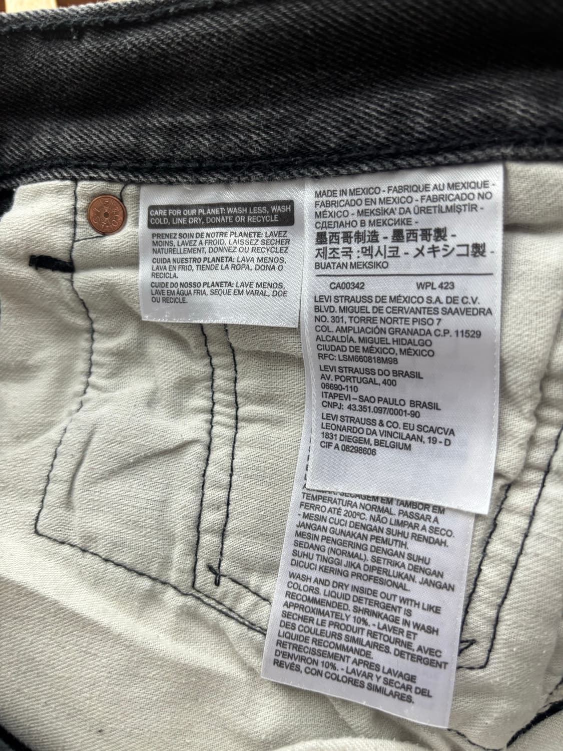 리바이스 501 34x32 멕시코산 상품이미지4