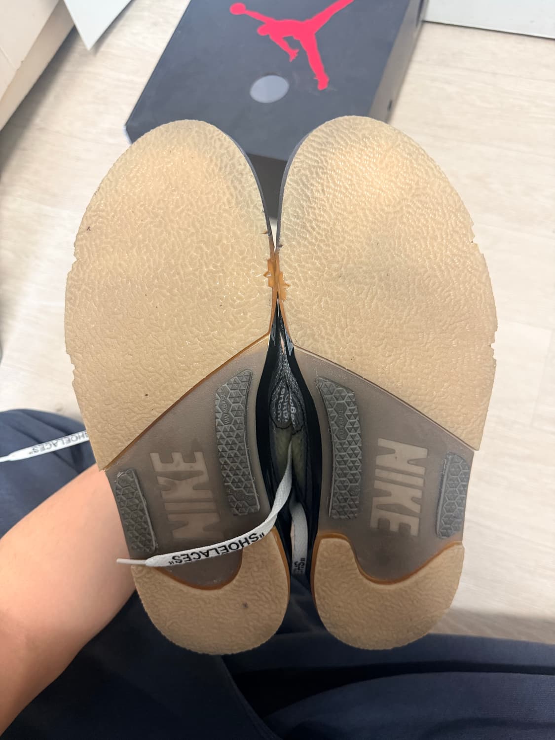 나이키 오프화이트 조던5 모슬린 280 상품이미지8