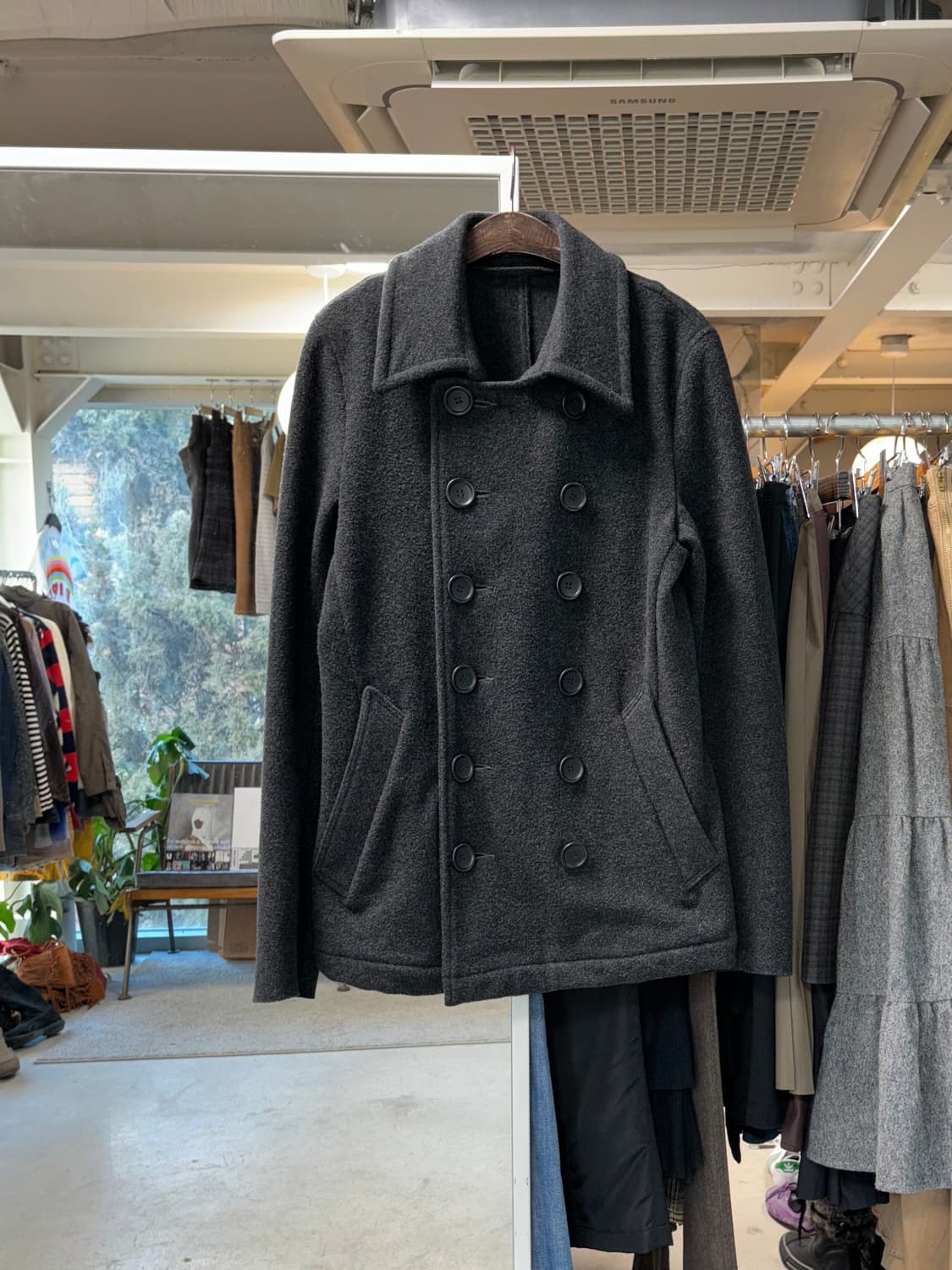 Estnation 더블 브레스티드 울자켓 상품이미지1