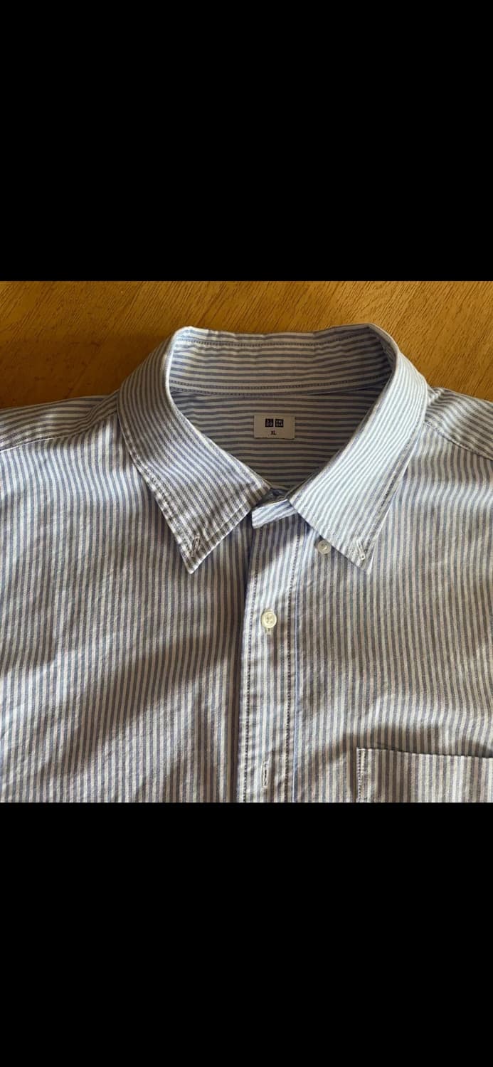 유니클로 스트라이프 셔츠 상품이미지5