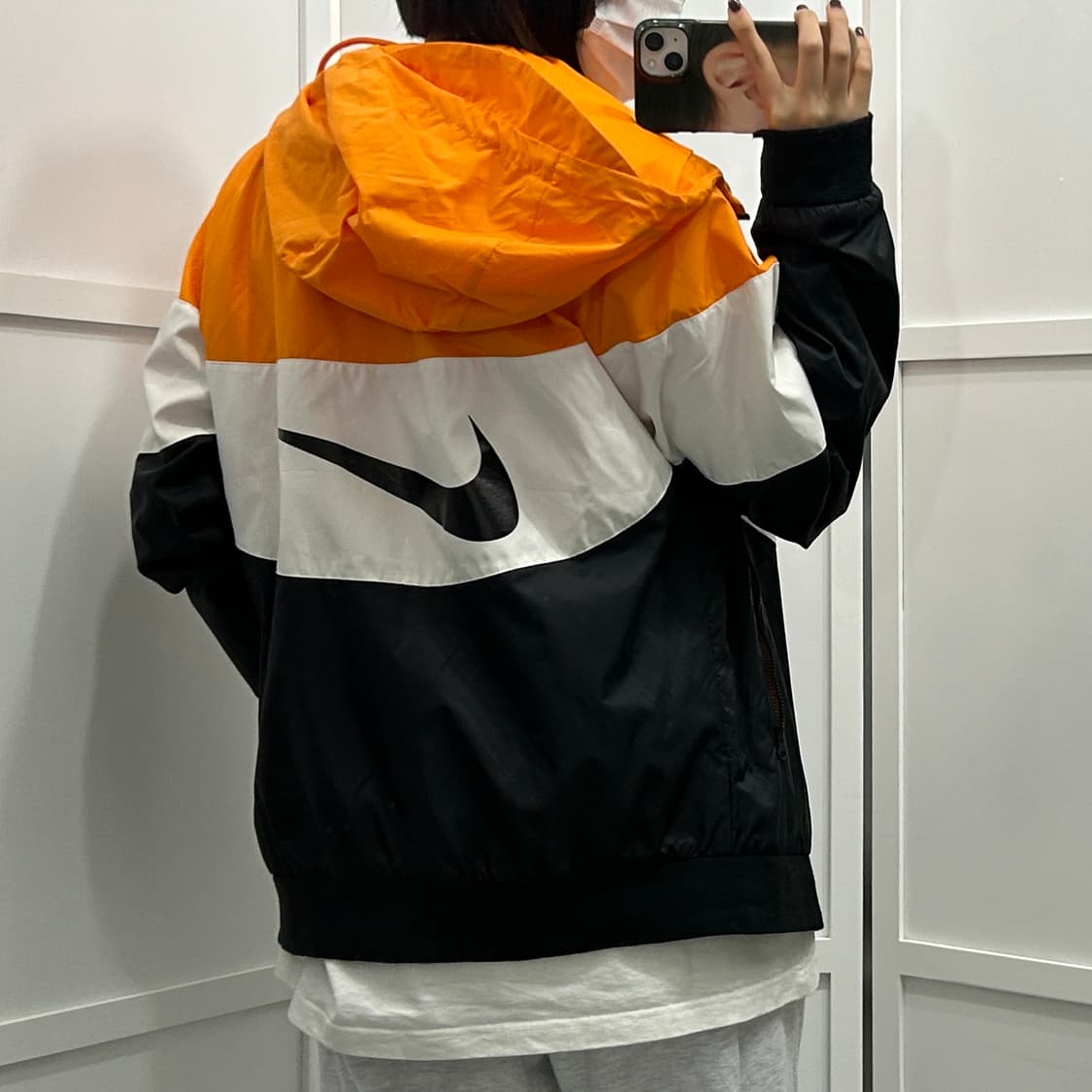 나이키 오렌지 빅로고 윈드러너 자켓 상품이미지3