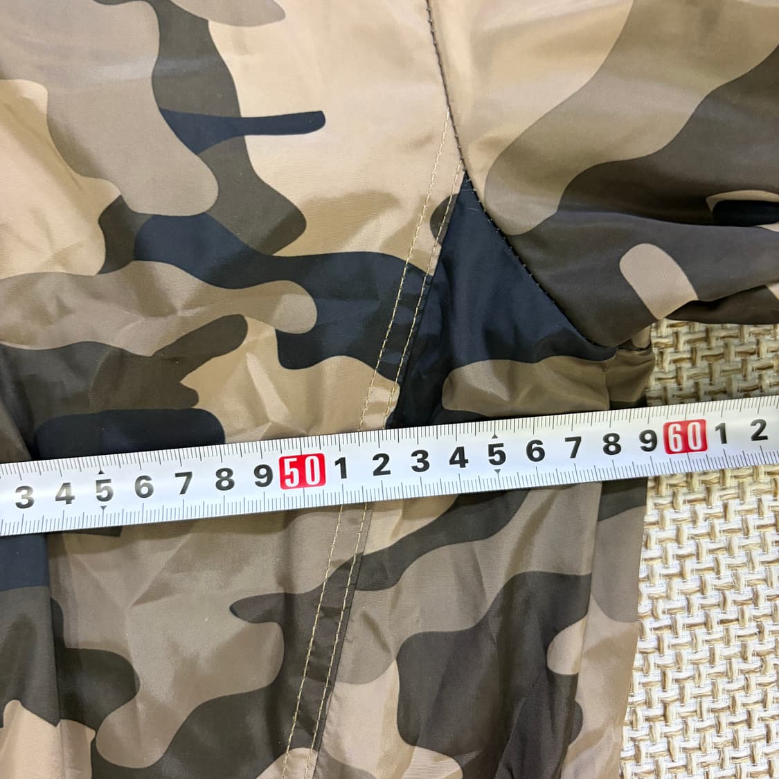 실측확인 빈티지 카모 반집업 후드 0602D2 상품이미지5
