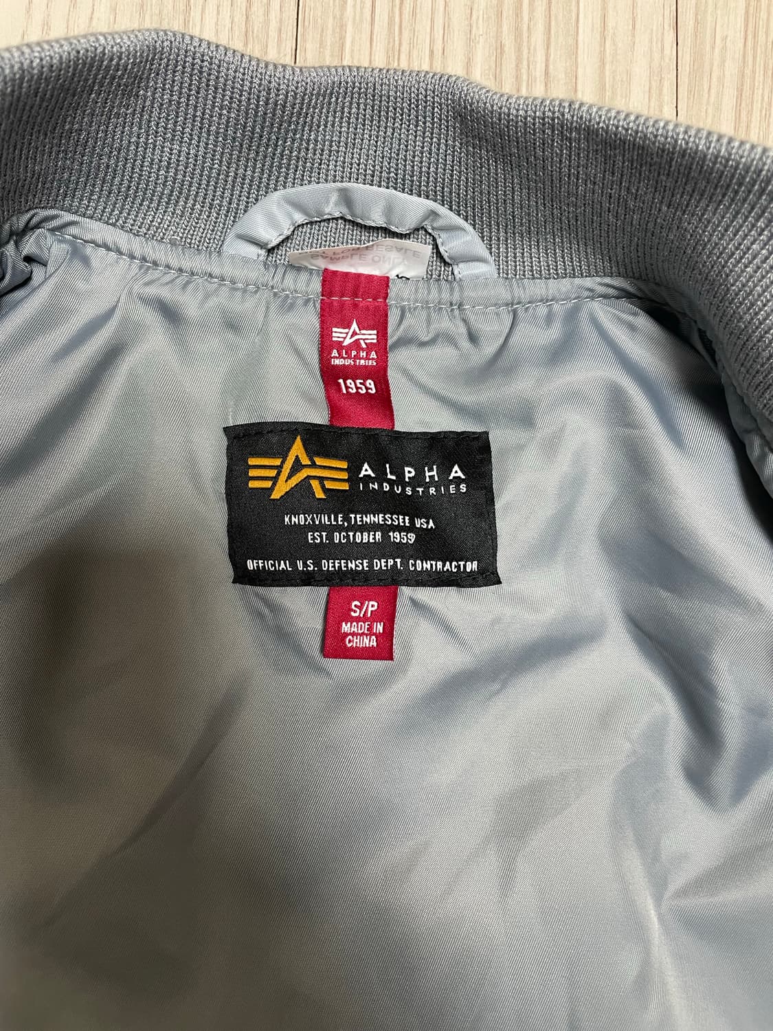 새상품) 알파인더스트리 L-2B 크롭드 젠 II 라이트 그레이 S/P 상품이미지4