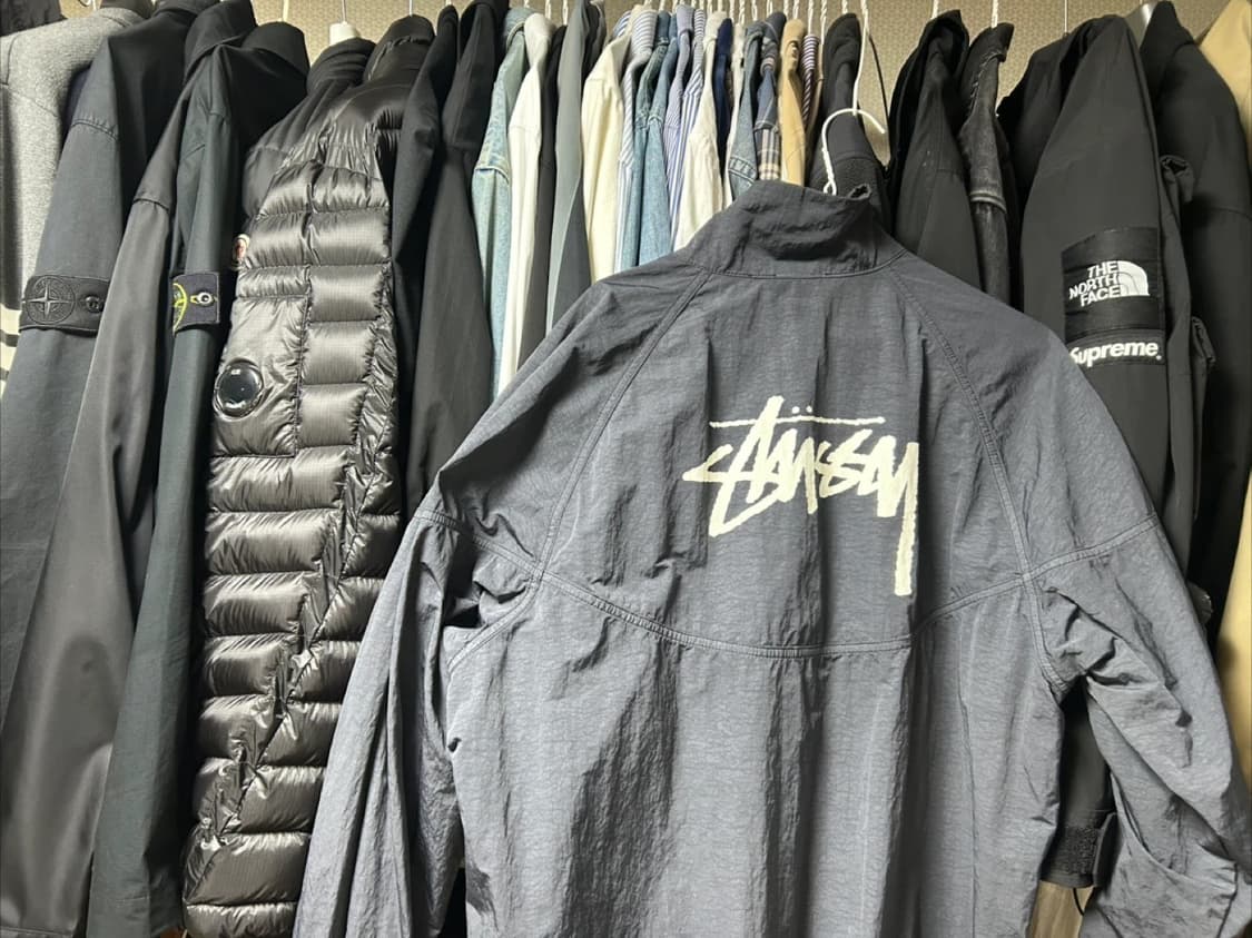 판매/교환 나이키x스투시 아노락 M사이즈 상품이미지1