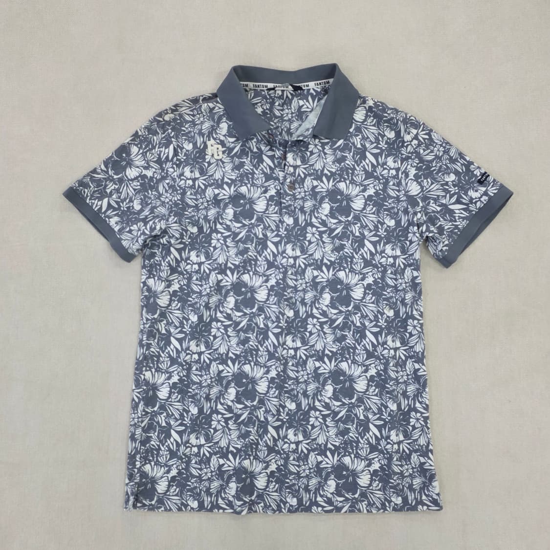 [100] 팬텀 프린트 카라 반팔티 0219J 상품이미지1