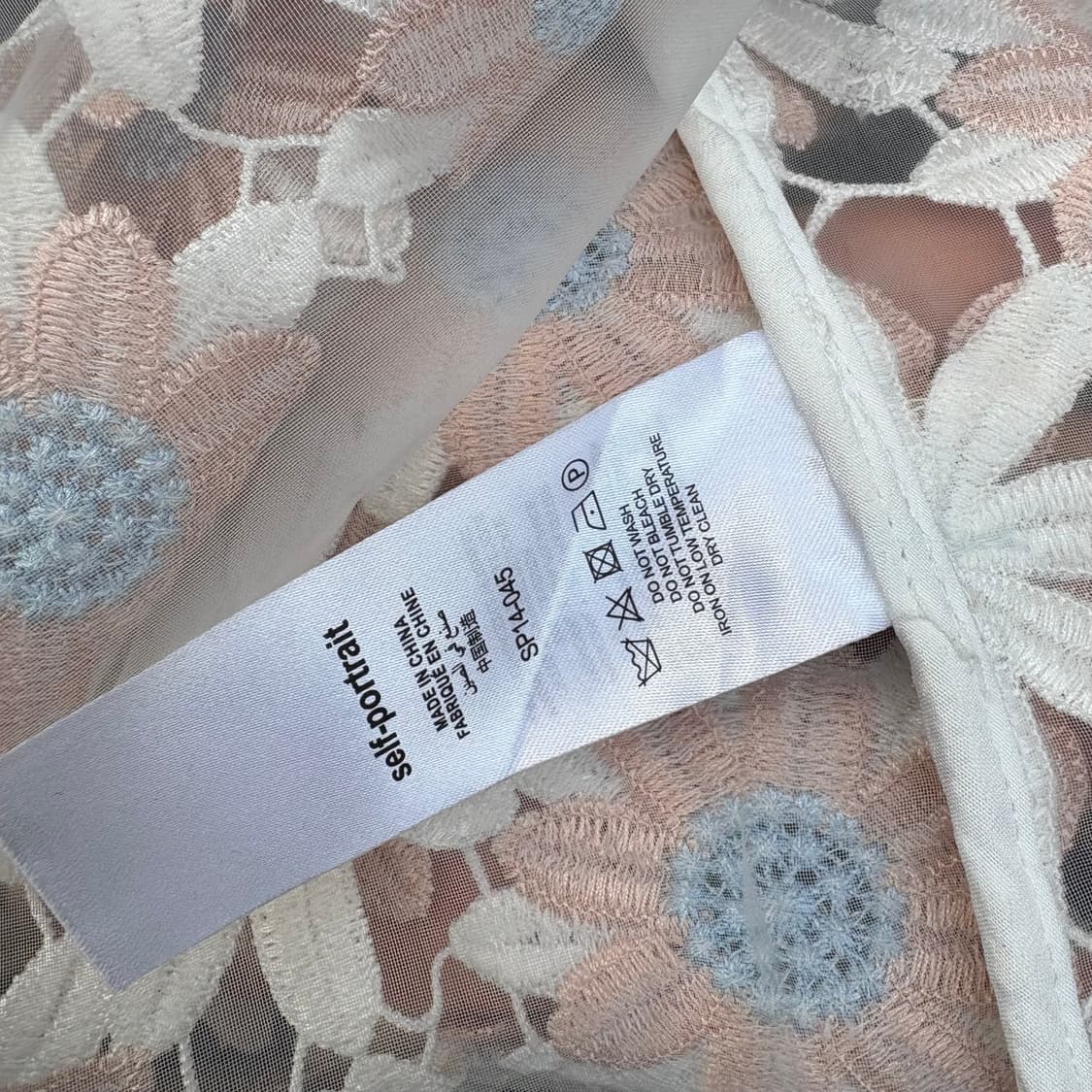 [S] 셀프 포트레이트 플라워 레이스 블라우스 상품이미지7