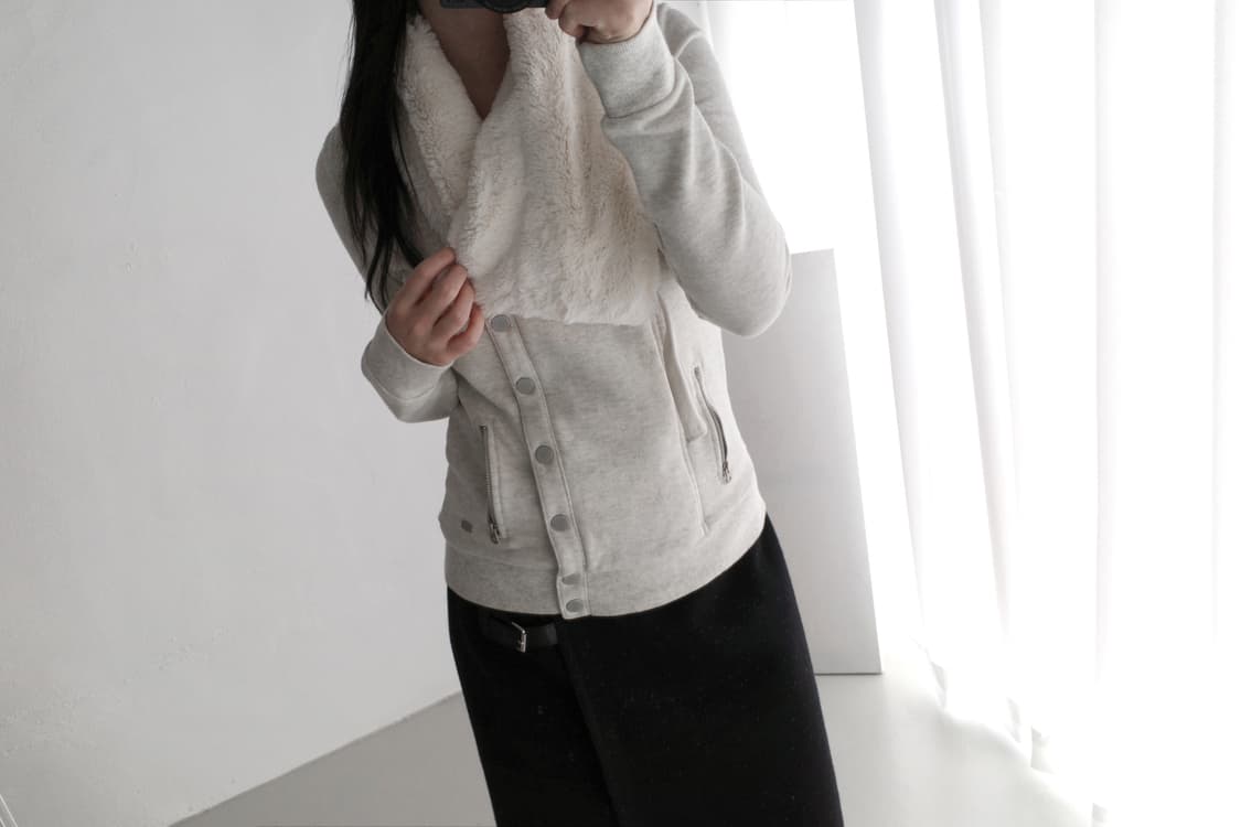 armani exchange) fur zip-up 상품이미지5