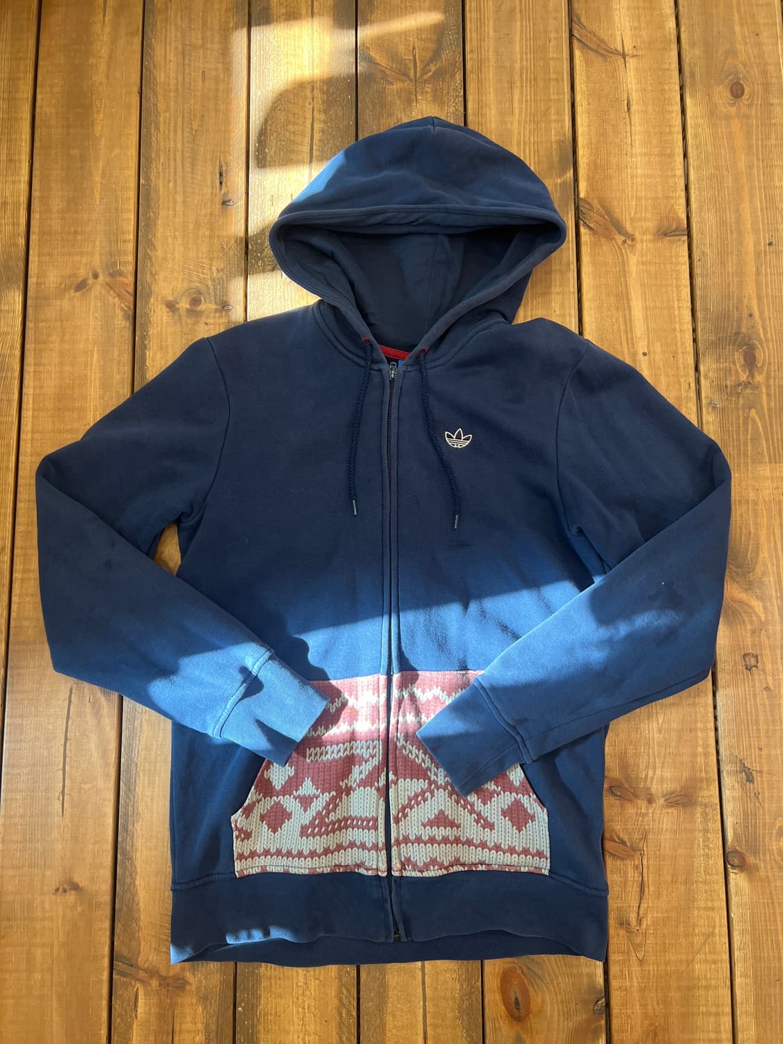 아디다스 네이비 빈티지 파이어 후드집업 상품이미지6