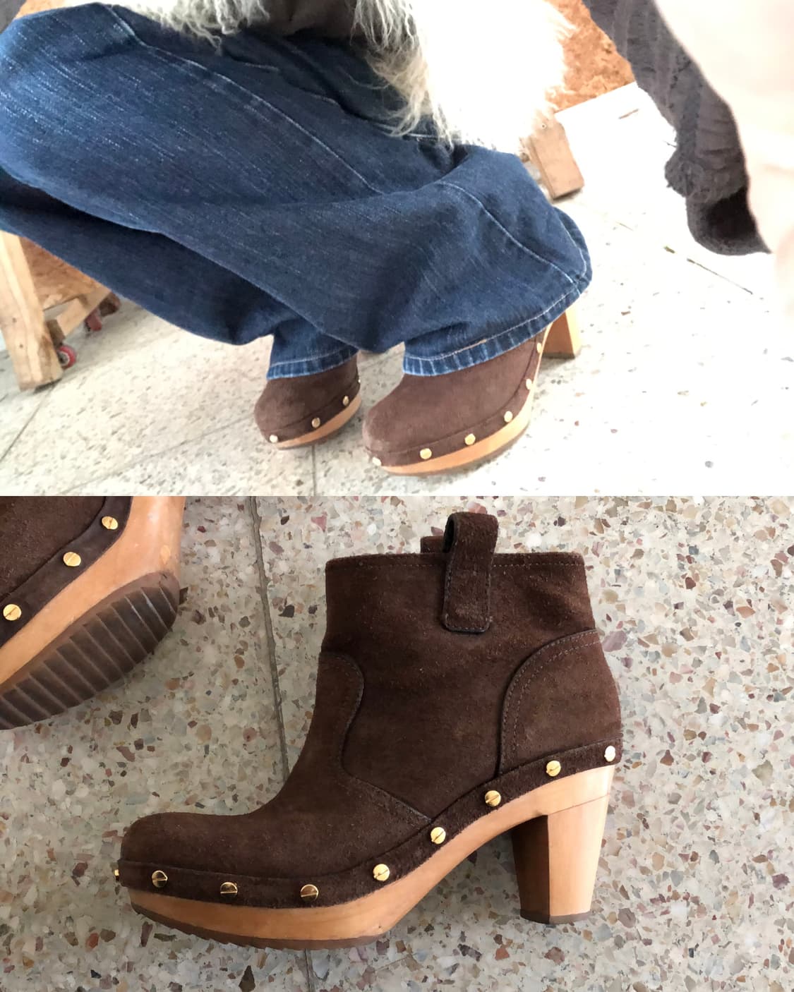 suede clog boots / toryburch 상품이미지1