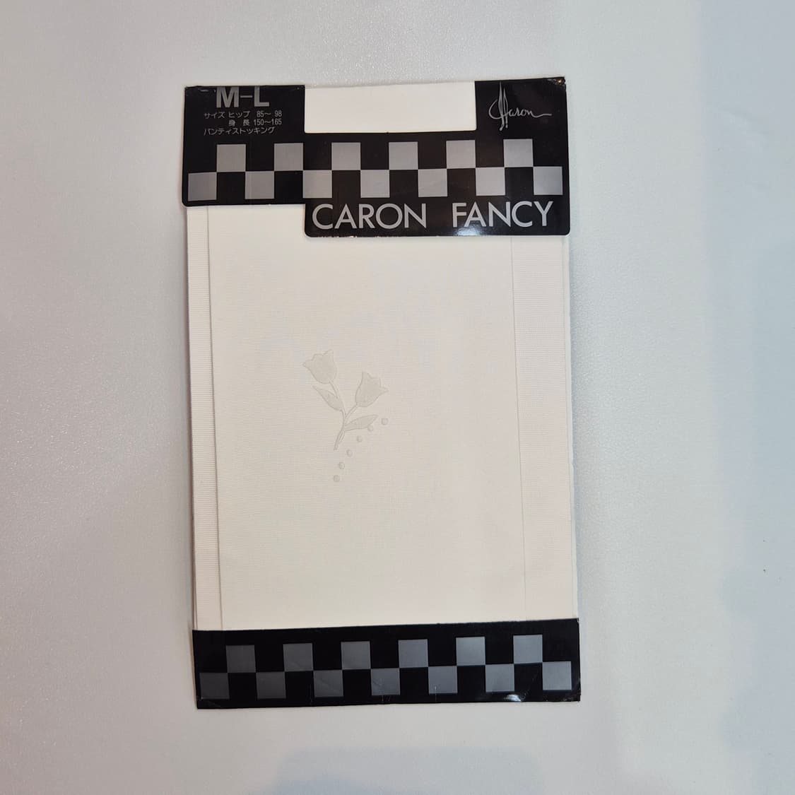 CARON FANCY 화이트 입체플라워 포인트 팬티스타킹 상품이미지3