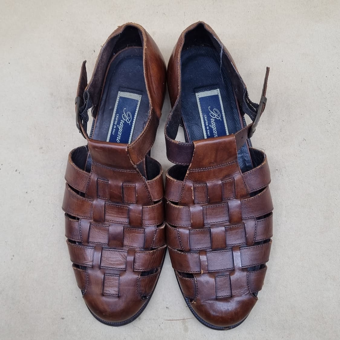 BRAGANO 이탈리아 가죽 샌들 255~260 상품이미지2