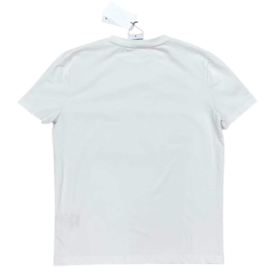 본투윈 실버 B로고 머슬핏 반팔티 화이트 2 상품이미지3