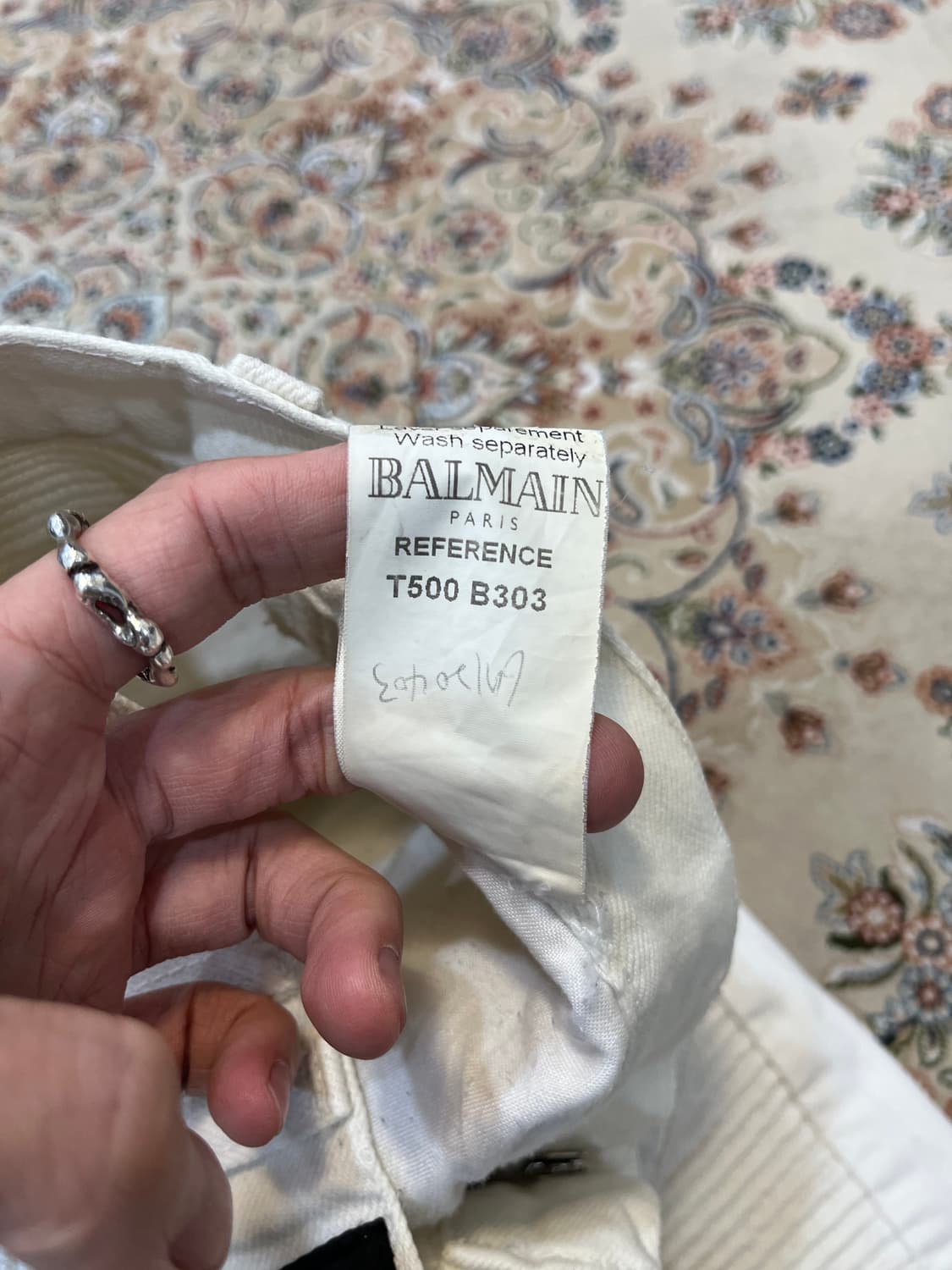 발망 바이커 데님 팬츠 바지 상품이미지9