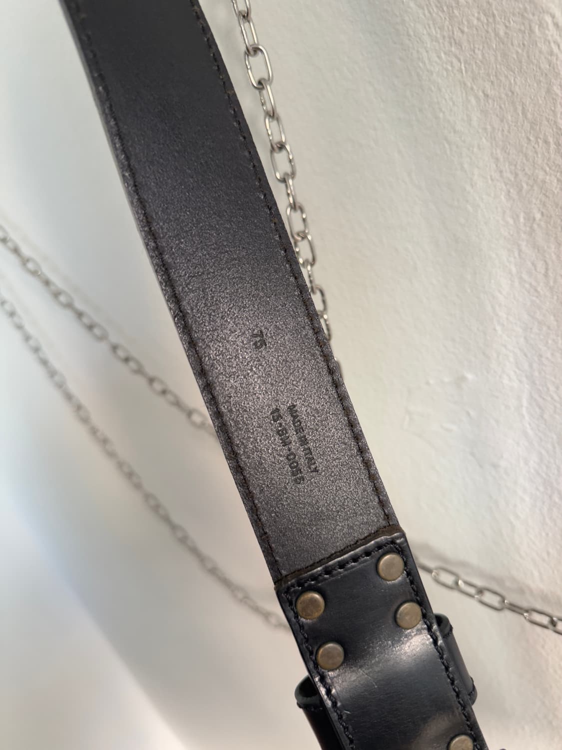 디올 옴므 버클 스터드 벨트 상품이미지5