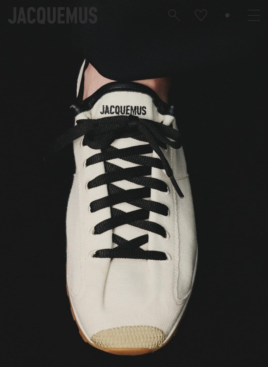 (40,41,42,43,44) 자크뮈스 26SS 테니스 로우탑/ 베이지 상품이미지2