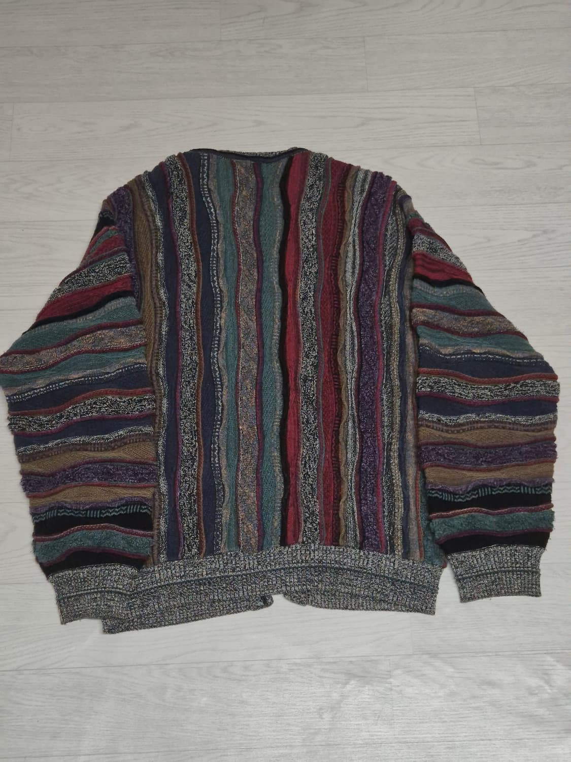 L) 케이블 멀티컬러 가디건 상품이미지2