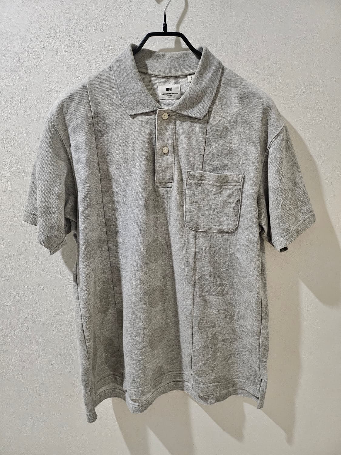 유니클로 엔지니어드가먼츠 PK 반팔 그레이 상품이미지2