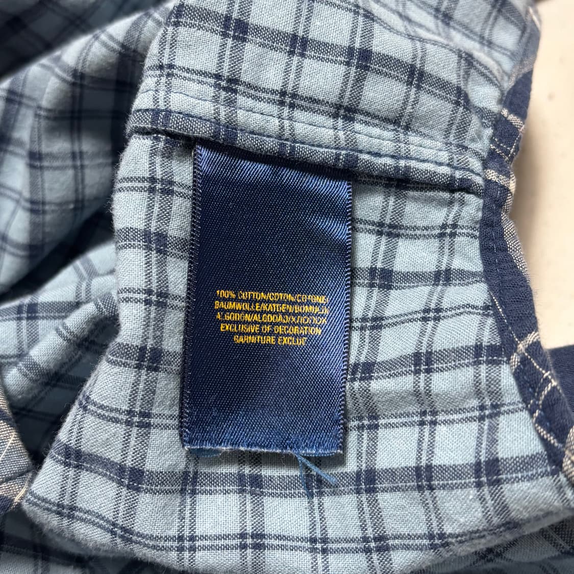 XL 폴로랄프로렌 체크무늬 셔츠 상품이미지5