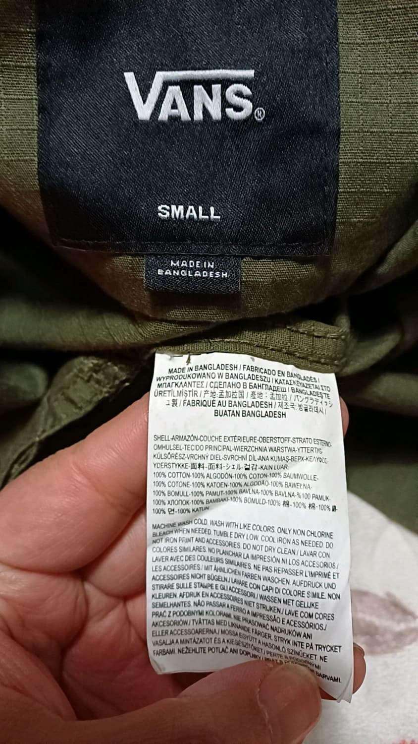 반스 반팔남방 95 가슴55 기장73 상품이미지5