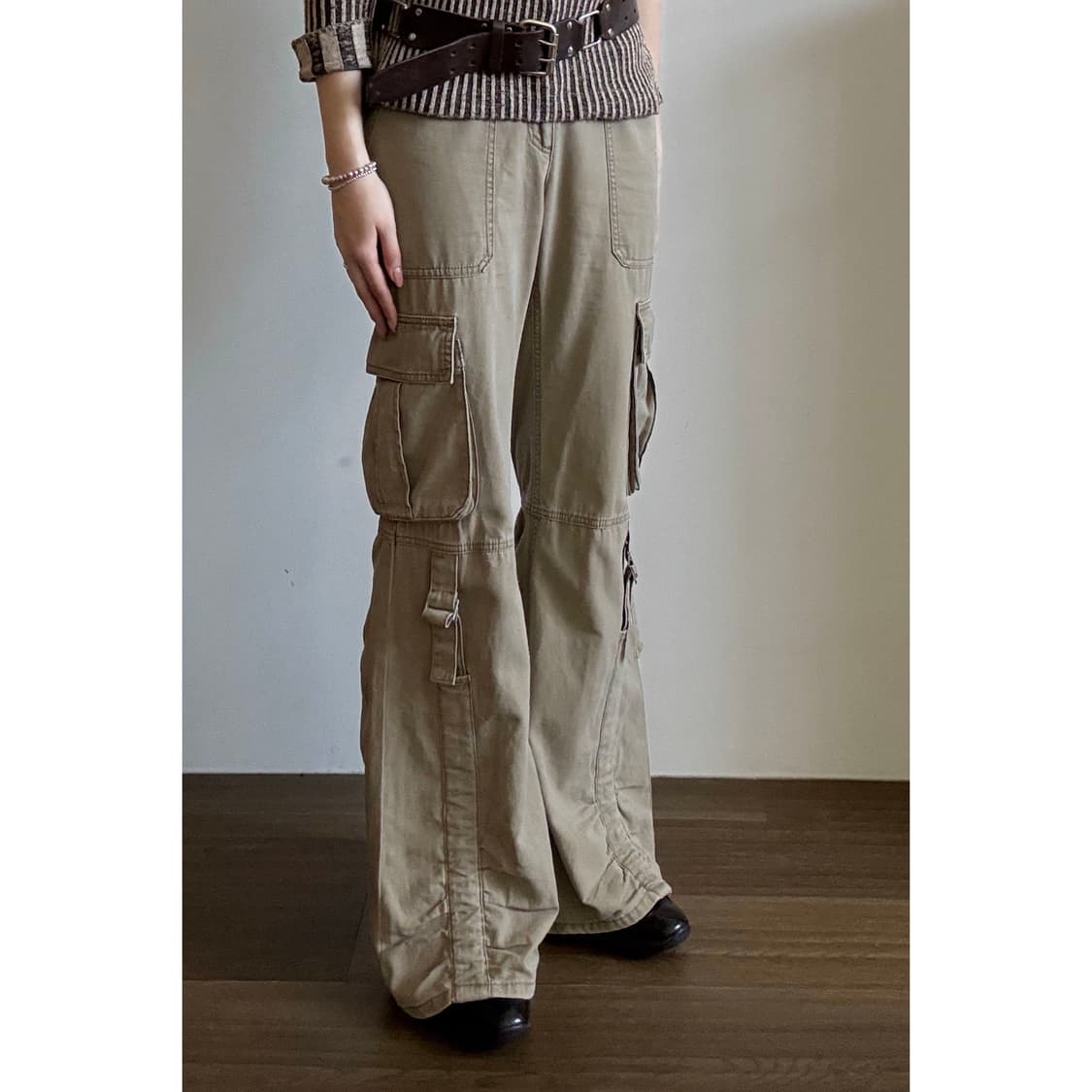 Sly Beige Cargo Pants 상품이미지2
