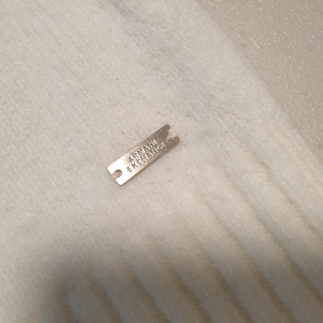 아르마니 익스체인지 오프숄더 니트 아이보리 상품이미지2